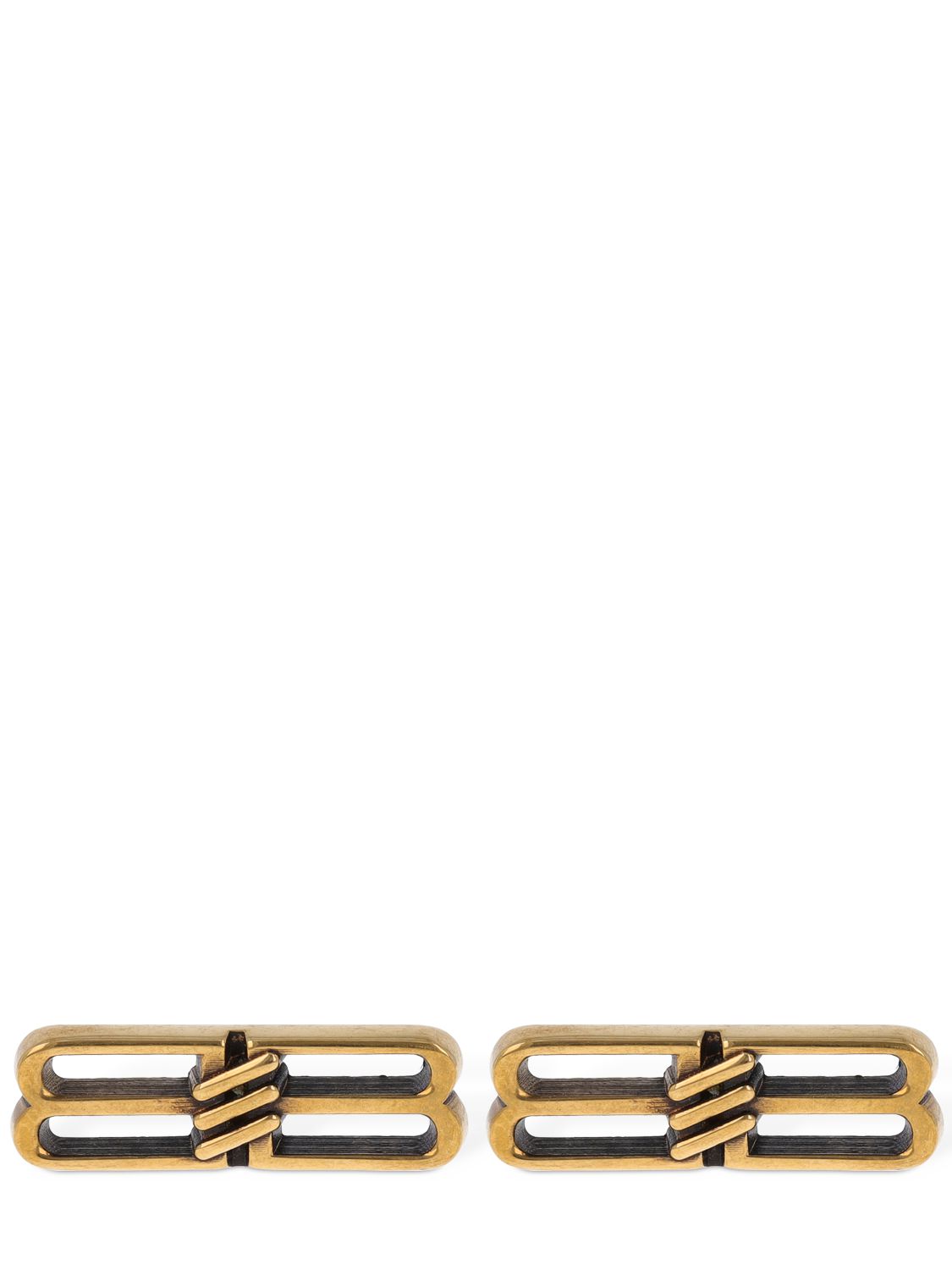 Bb Icon Brass Earrings - BALENCIAGA - Modalova