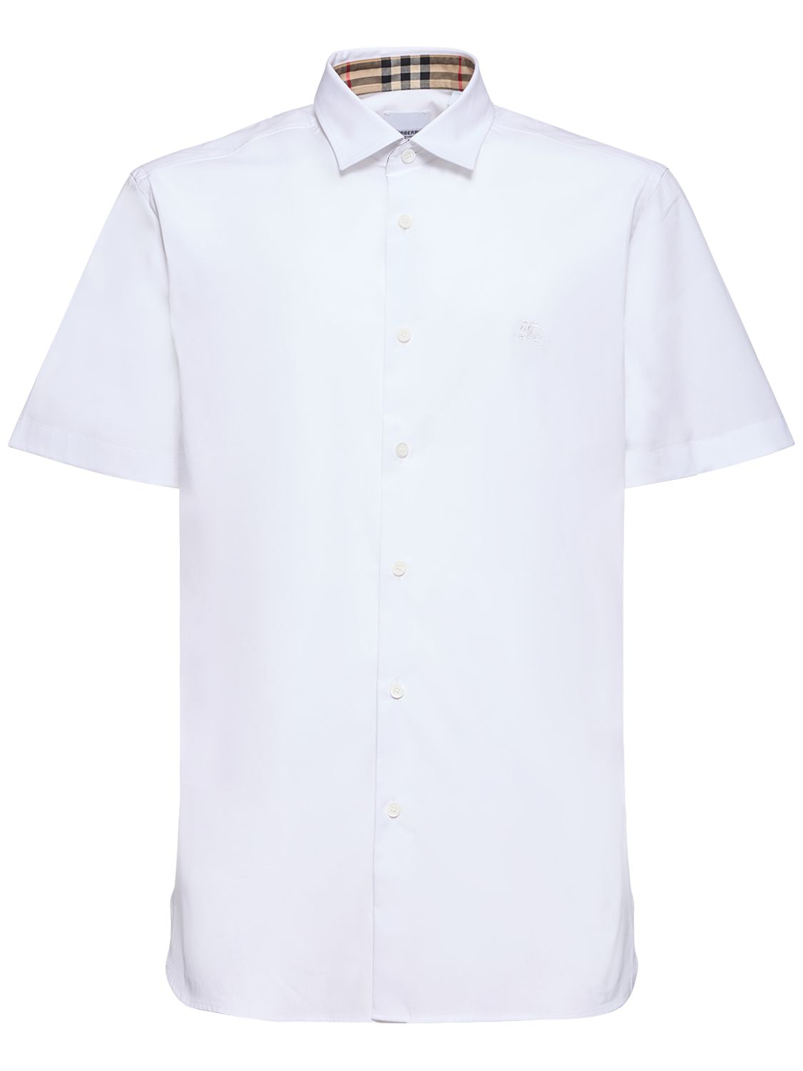 Sherfield Cotton Short Sleeve Shirt - BURBERRY - Modalova