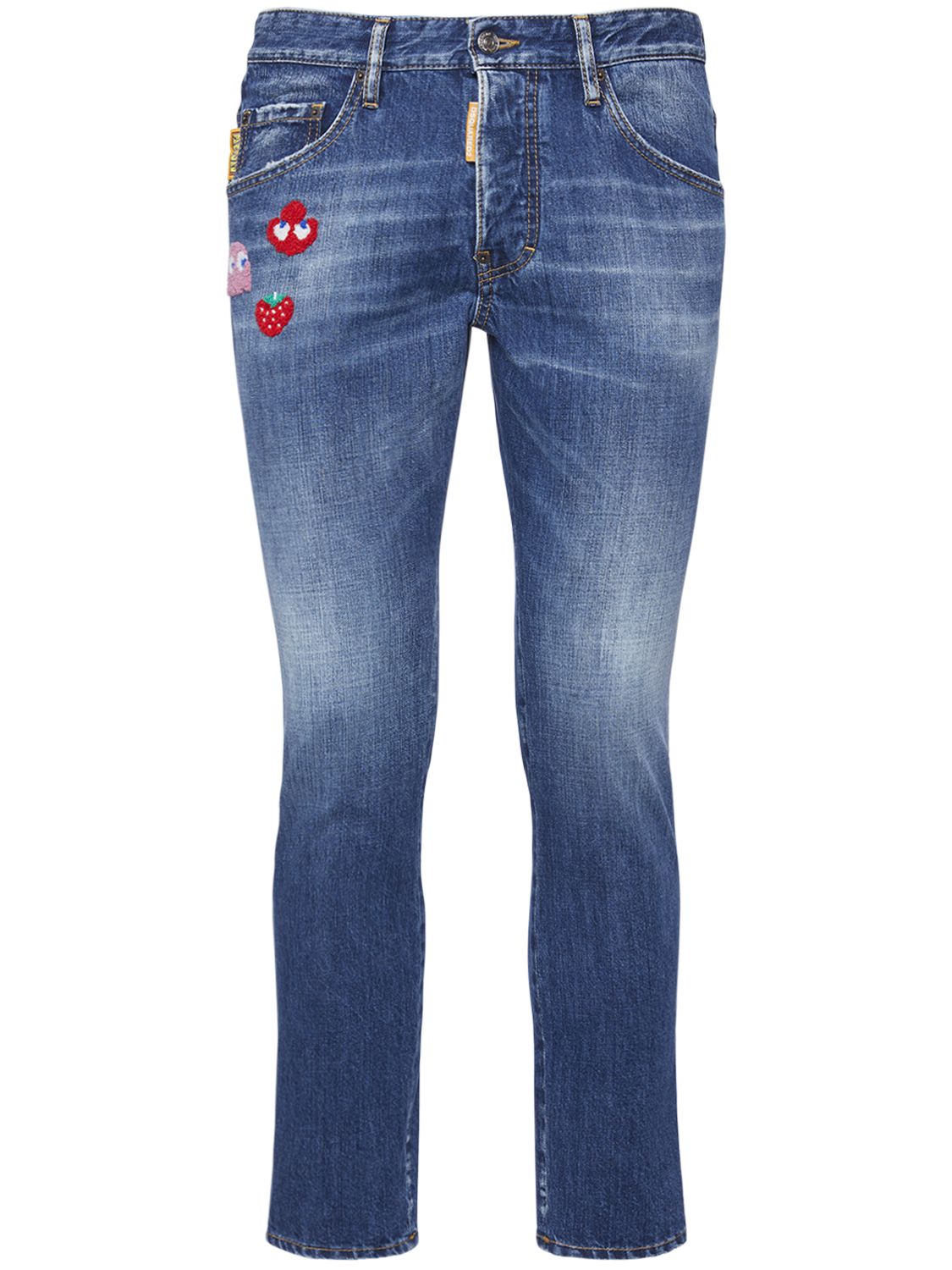 Verwaschene Skater-jeans Aus Baumwolldenim - DSQUARED2 - Modalova