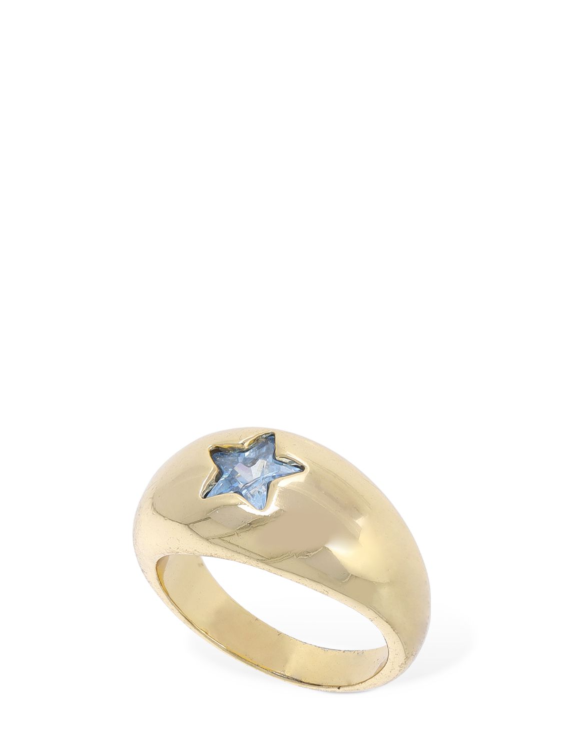 Star Crystal Thick Ring - TIMELESS PEARLY - Modalova