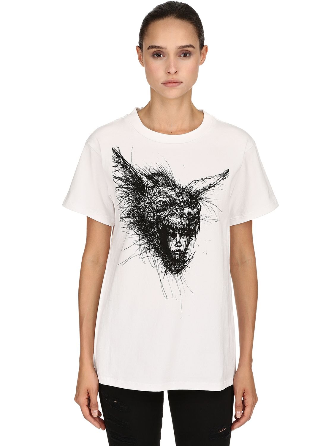 Mujer Camiseta Estampada "the Hyena" Lvr Edition Jersey / M - DIM MAK COLLECTION - Modalova