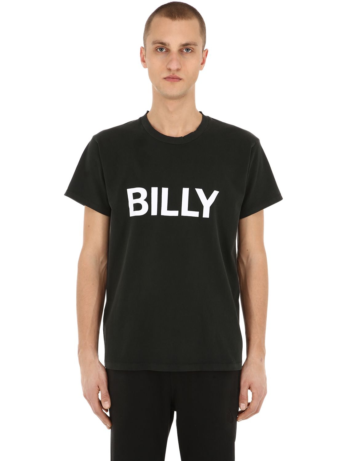 Hombre Camiseta De Algodón Jersey Con Estampado Xs - BILLY - Modalova