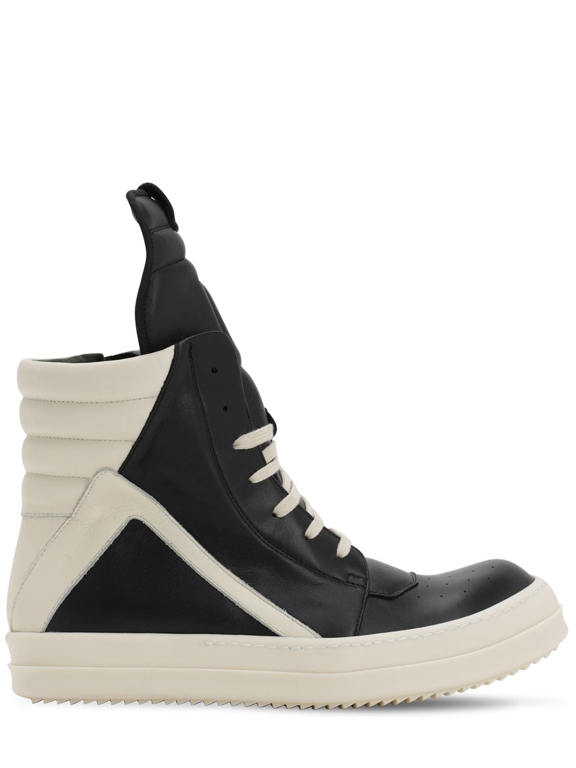 Geobasket Leather High Top Sneakers - RICK OWENS - Modalova