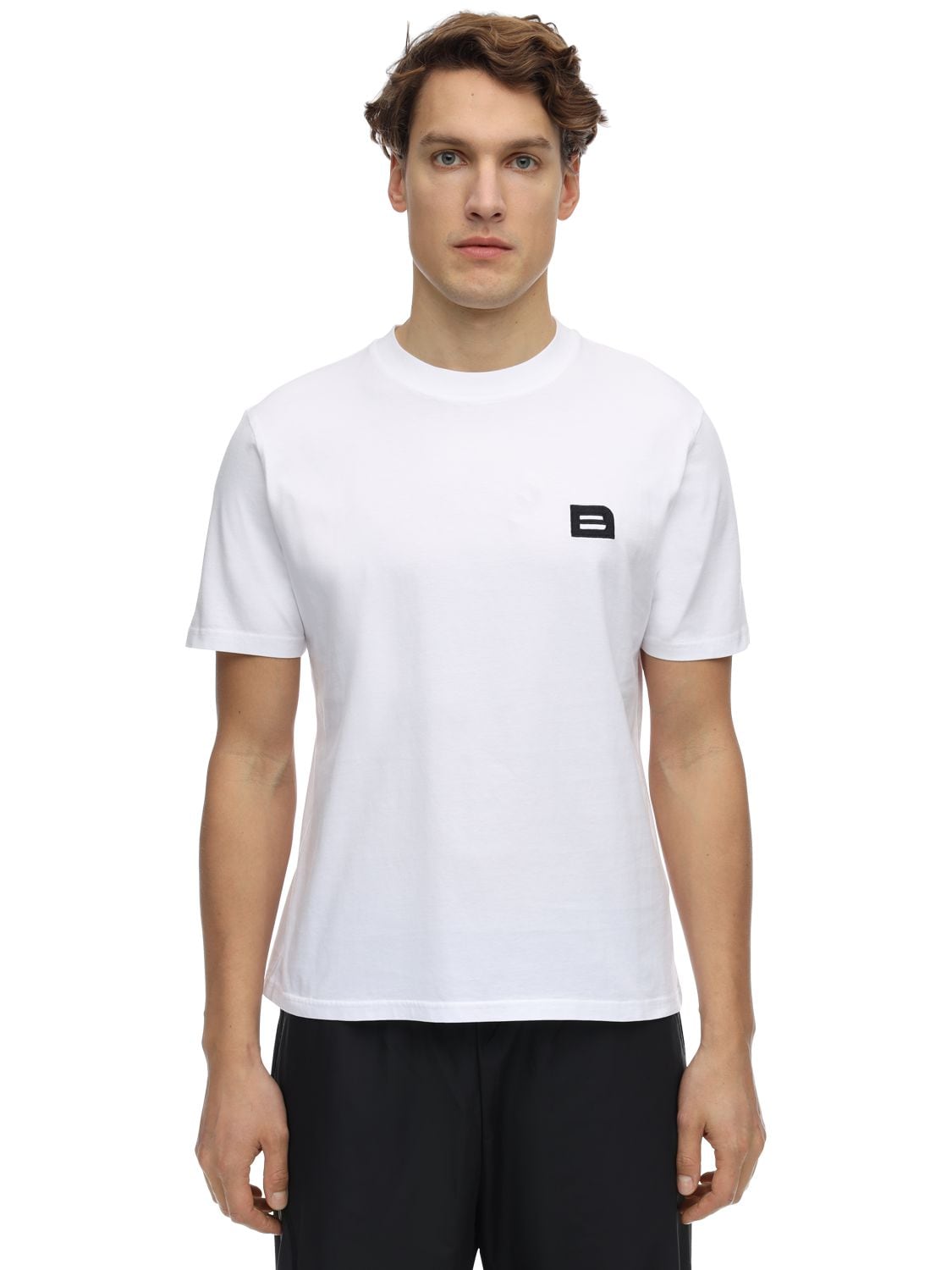Logo Embroidered Cotton Jersey T-shirt - BOTTER - Modalova