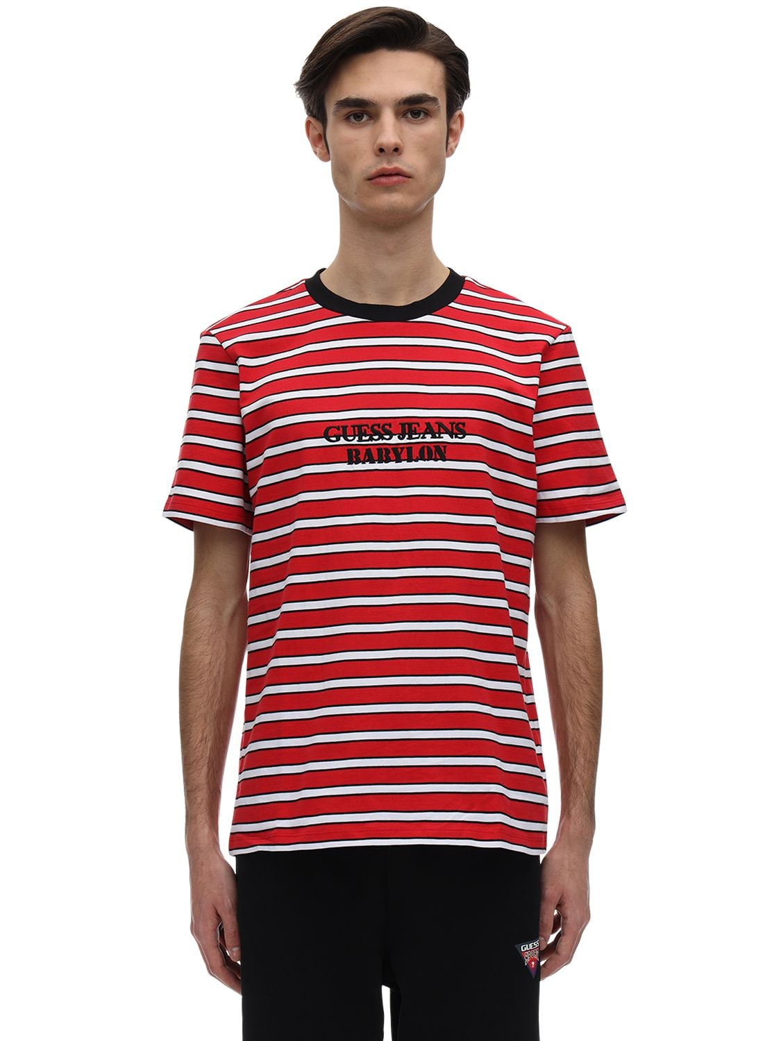 Hombre Camiseta De Algodón Jersey Con Logo / S - GUESS SPORT - Modalova