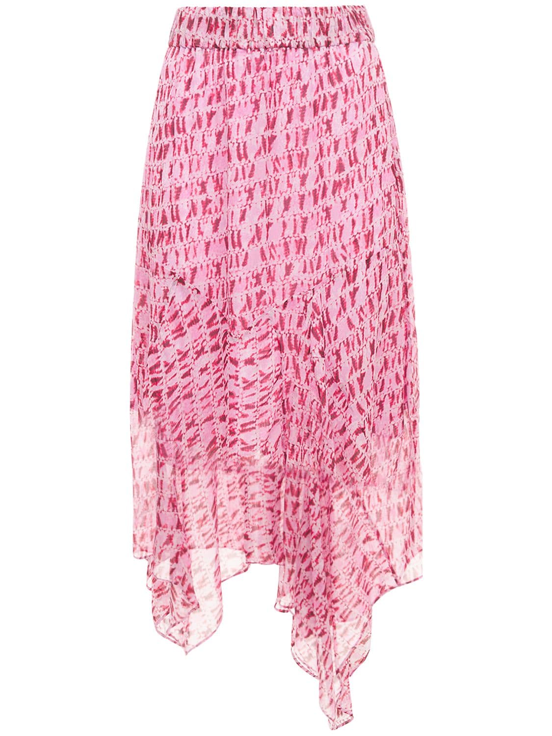 Soleda Asymmetrical Chiffon Skirt - ISABEL MARANT ÉTOILE - Modalova