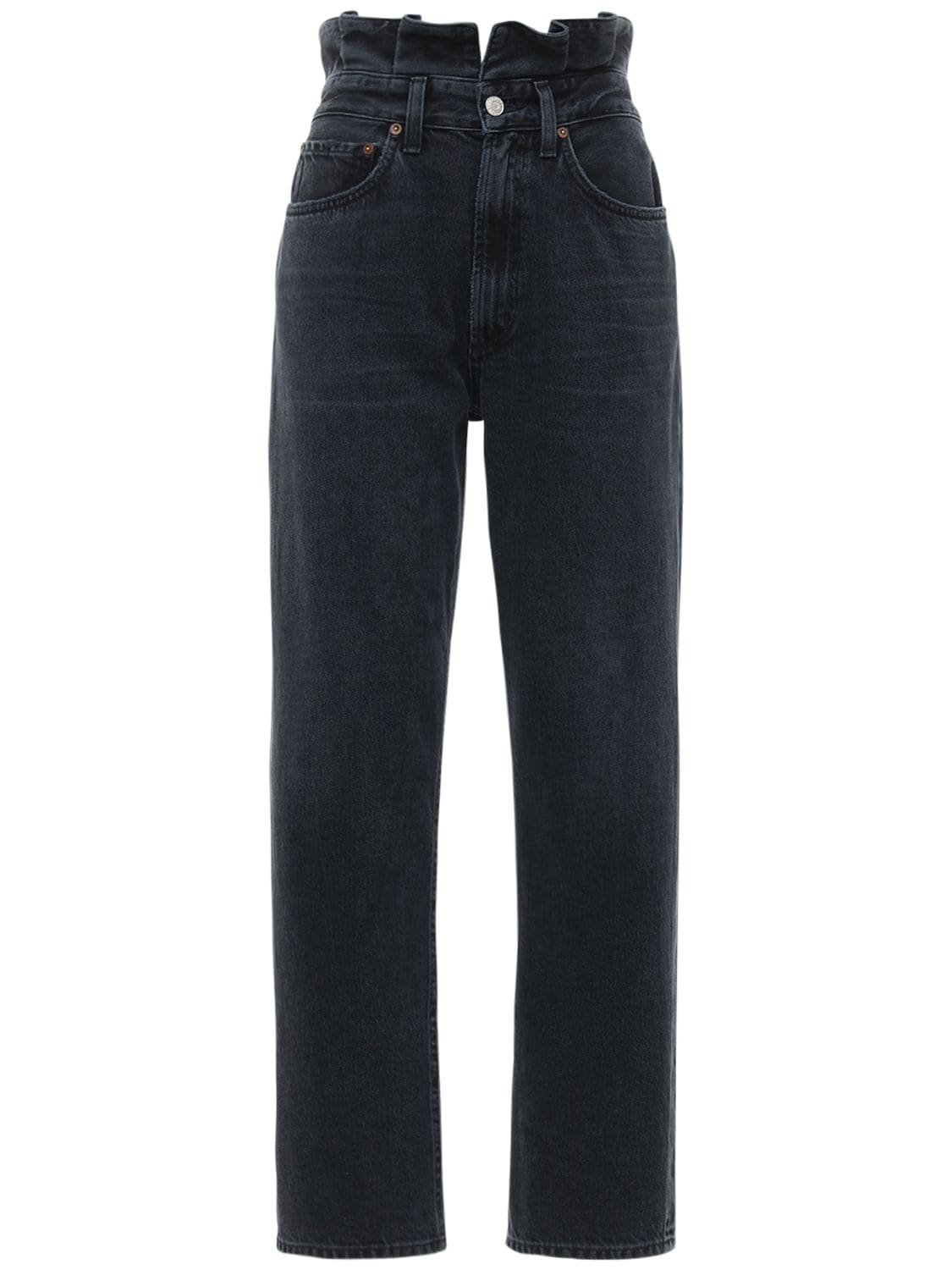 Mujer Jeans De Denim Con Cintura Fruncida 25 - AGOLDE - Modalova