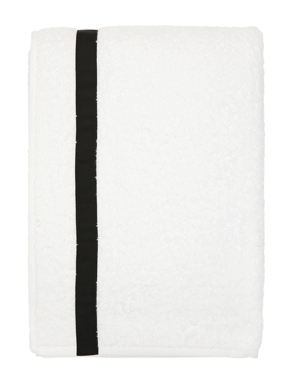 Cotton Terrycloth Bath Towel - ALESSANDRO DI MARCO - Modalova