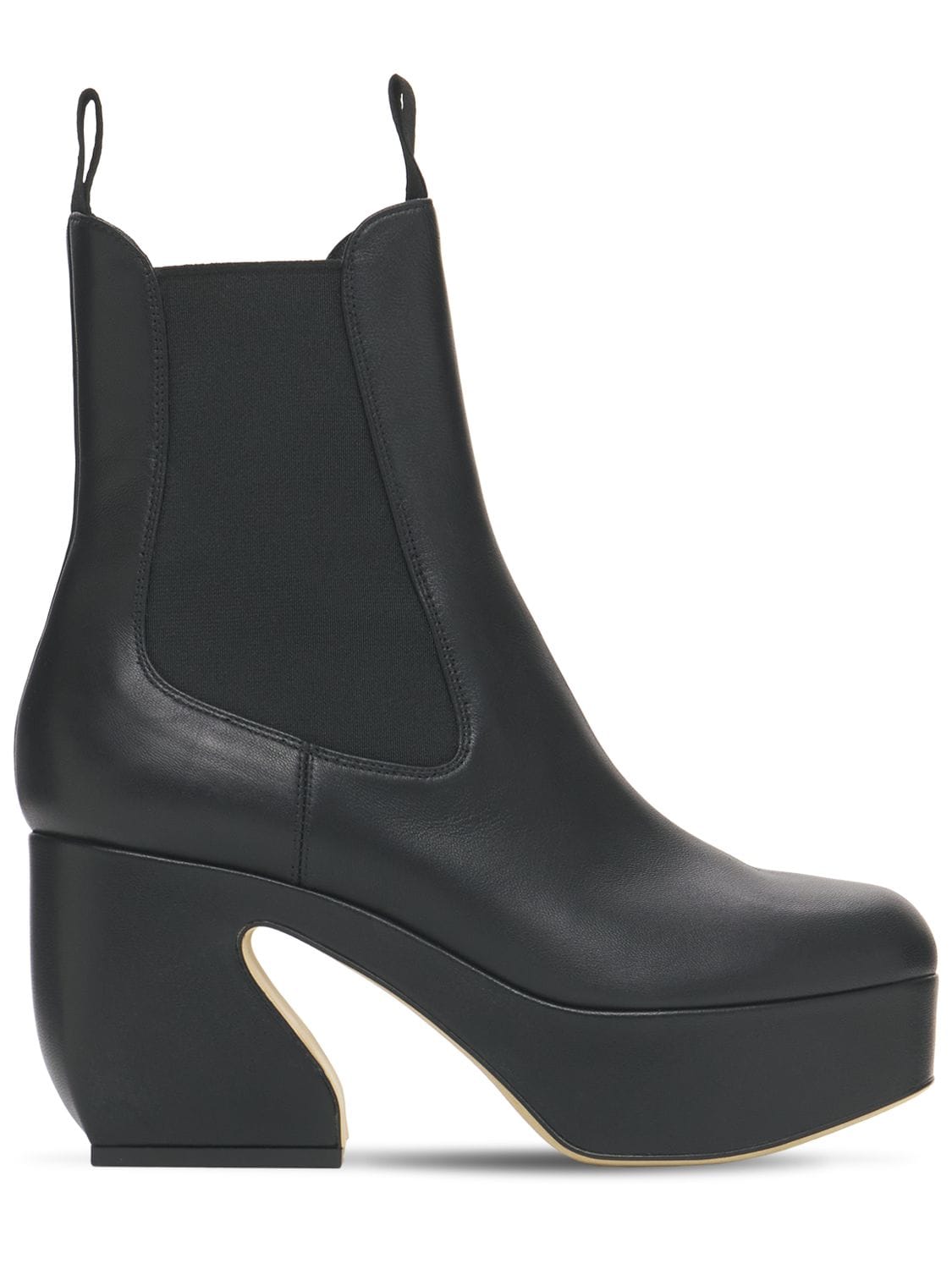 Mm Platform Leather Ankle Boots - SI ROSSI - Modalova