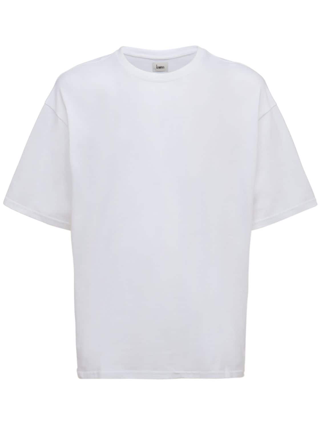 T-shirt Aus Baumwolle Mit Logodruck - LOWNN - Modalova