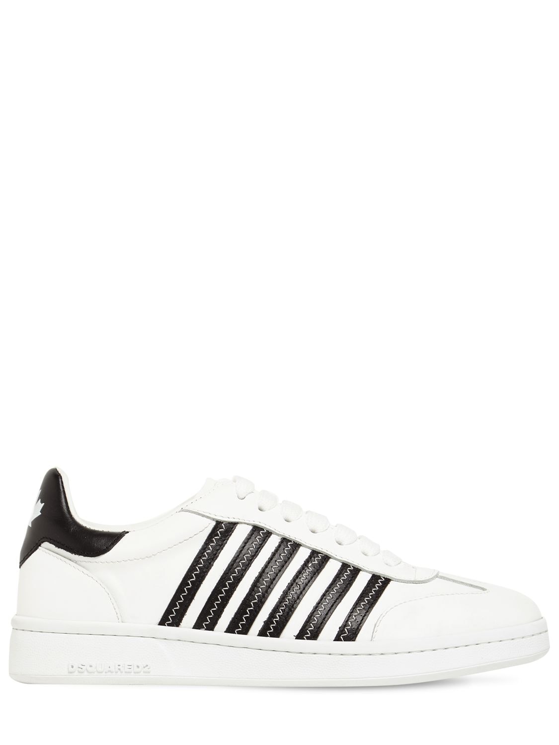 Mm Canadian Leather Low Top Sneakers - DSQUARED2 - Modalova