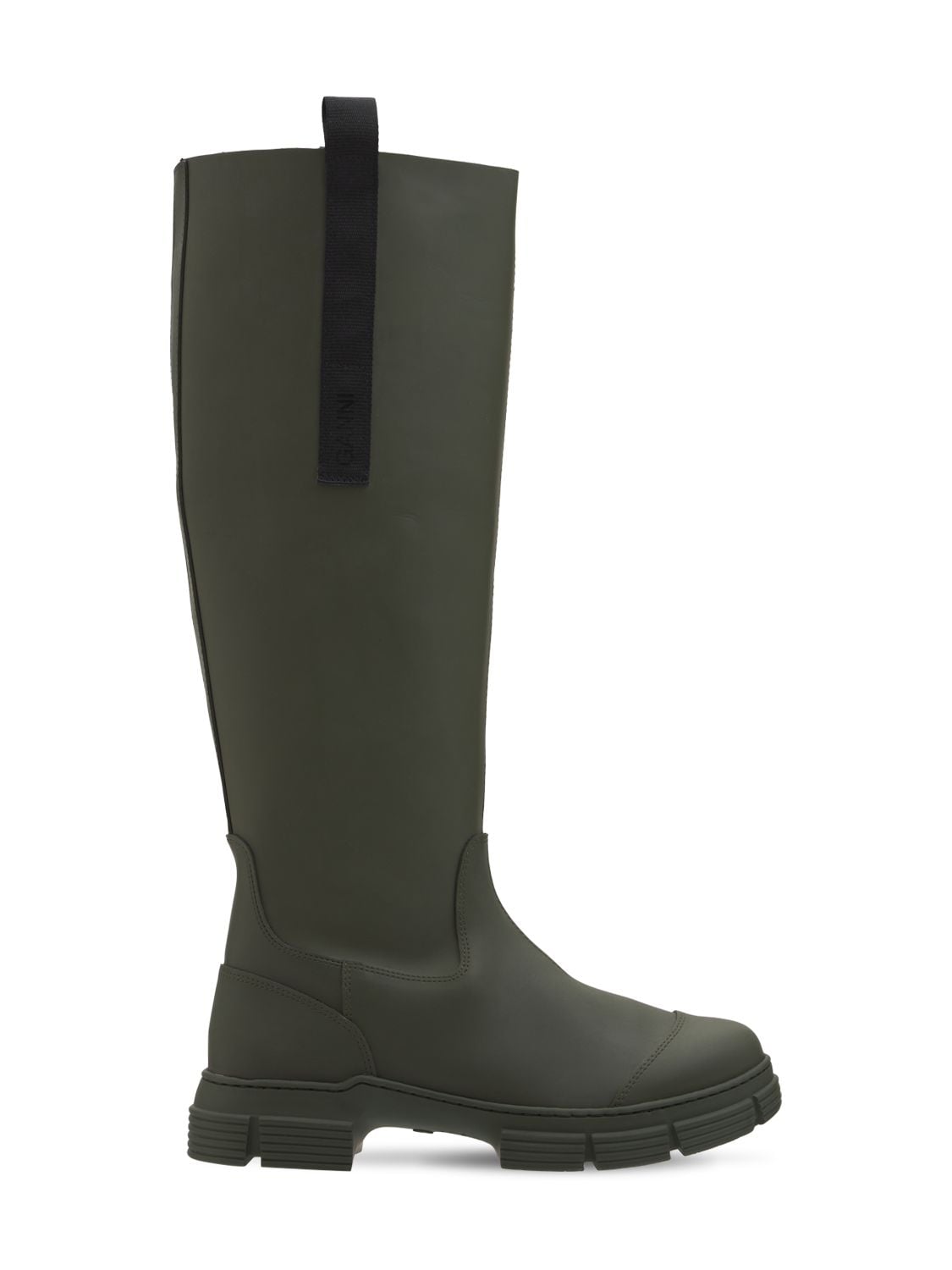 Mm Tall Rubber Rain Boots - GANNI - Modalova