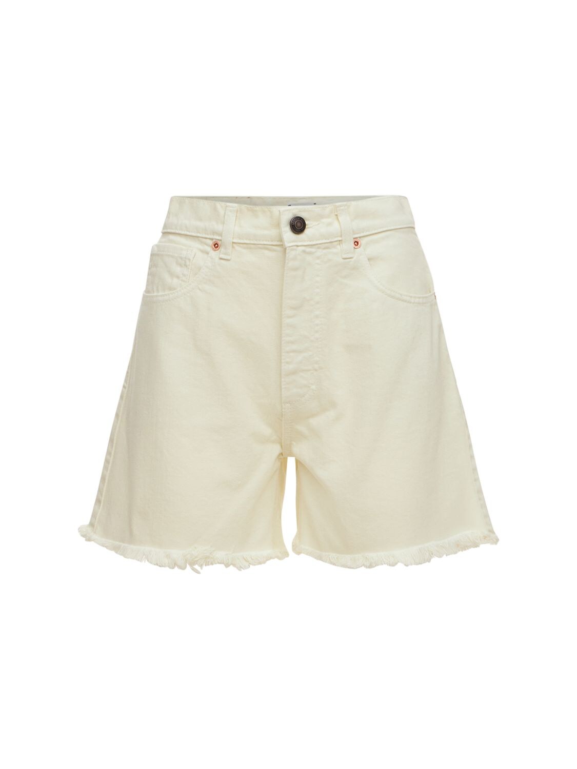 Cotton Denim Bermuda Shorts - MAGDA BUTRYM - Modalova