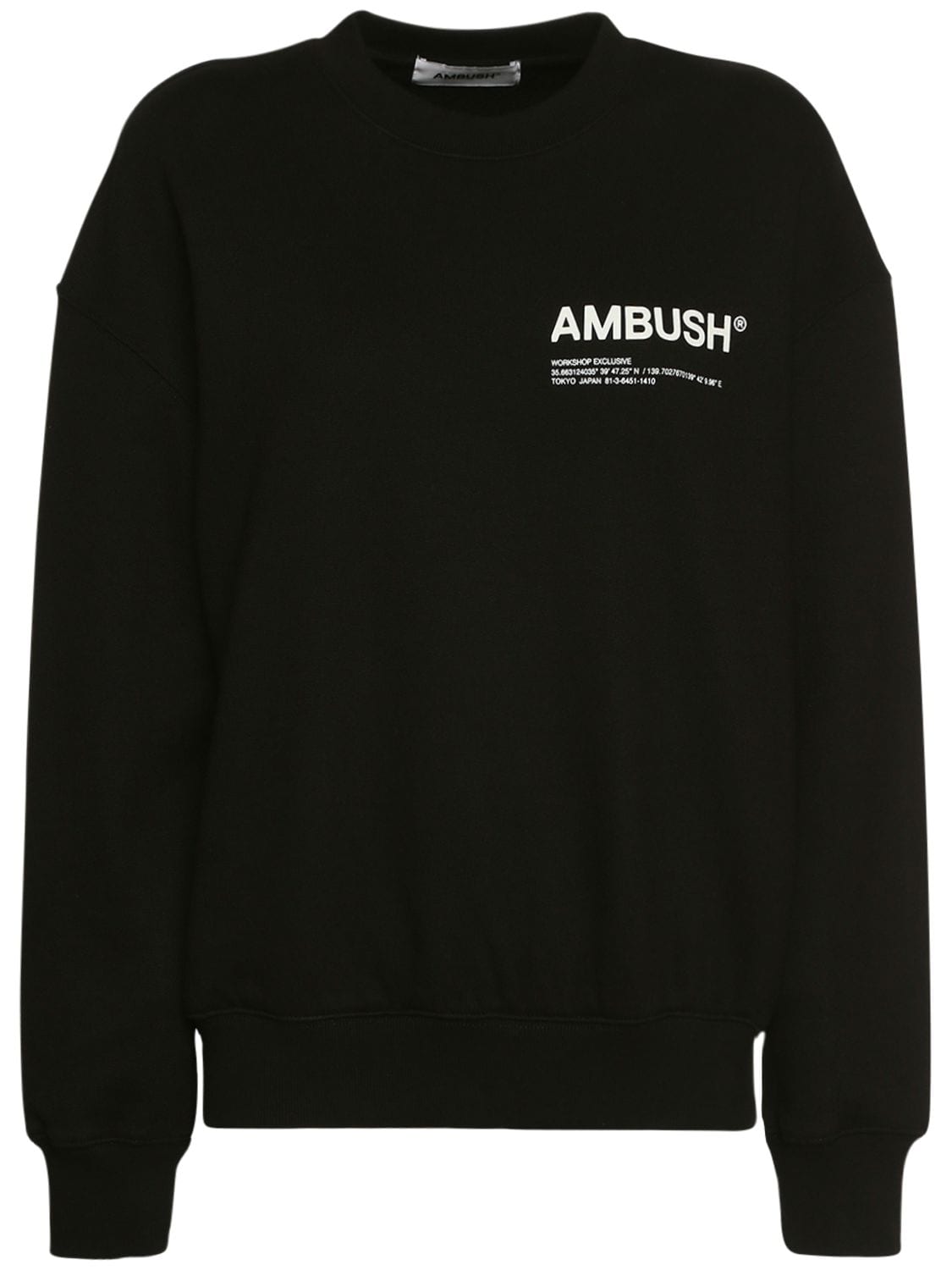 Logo Cotton Jersey Sweatshirt - AMBUSH - Modalova