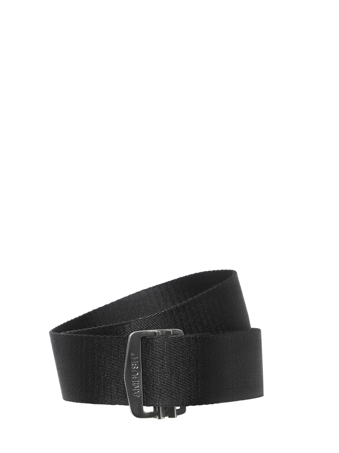 Cm Logo Leather Buckle Belt - AMBUSH - Modalova