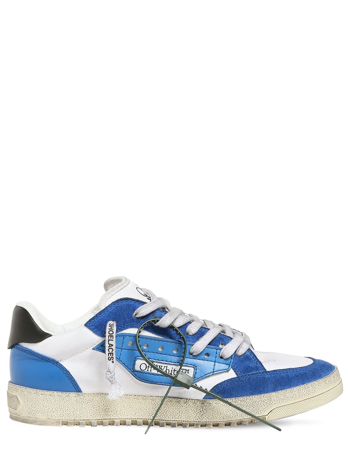 Canvas & Suede Low Top Sneakers - OFF-WHITE - Modalova
