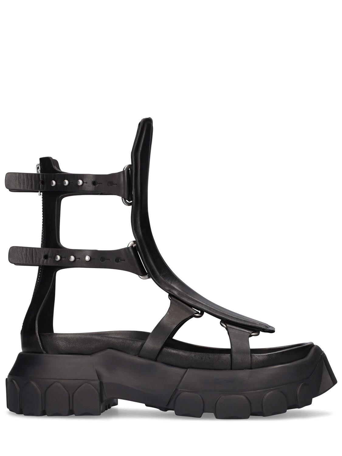 Mm Tractor Spartans Leather Sandals - RICK OWENS - Modalova
