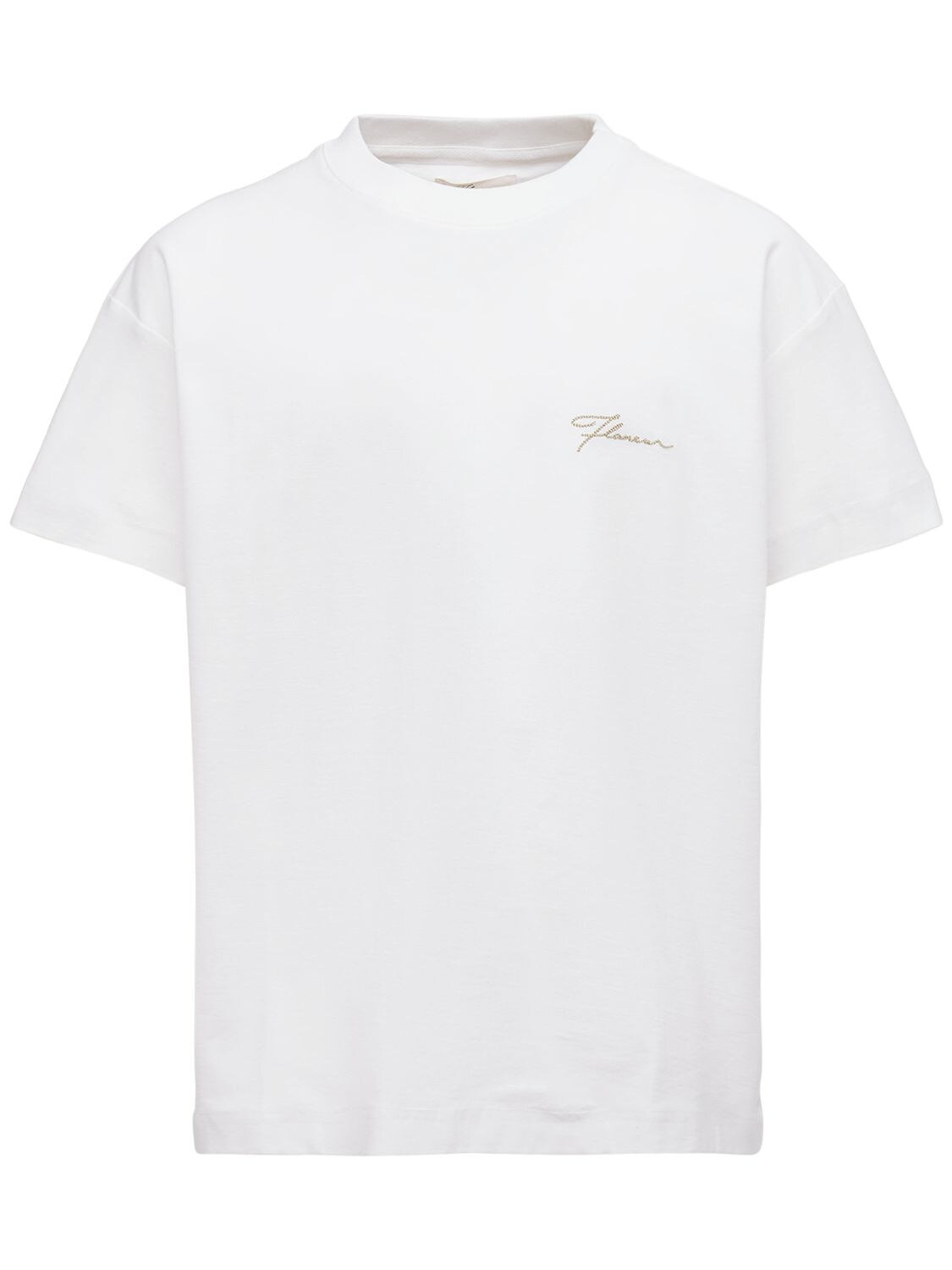 Hombre Camiseta De Algodón Con Logo S - FLANEUR HOMME - Modalova