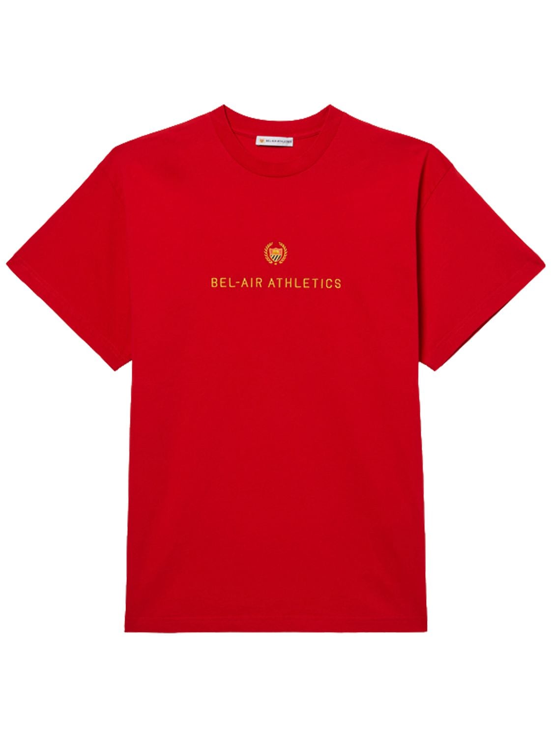 Hombre Camiseta De Algodón Con Logo Bordado S - BEL-AIR ATHLETICS - Modalova