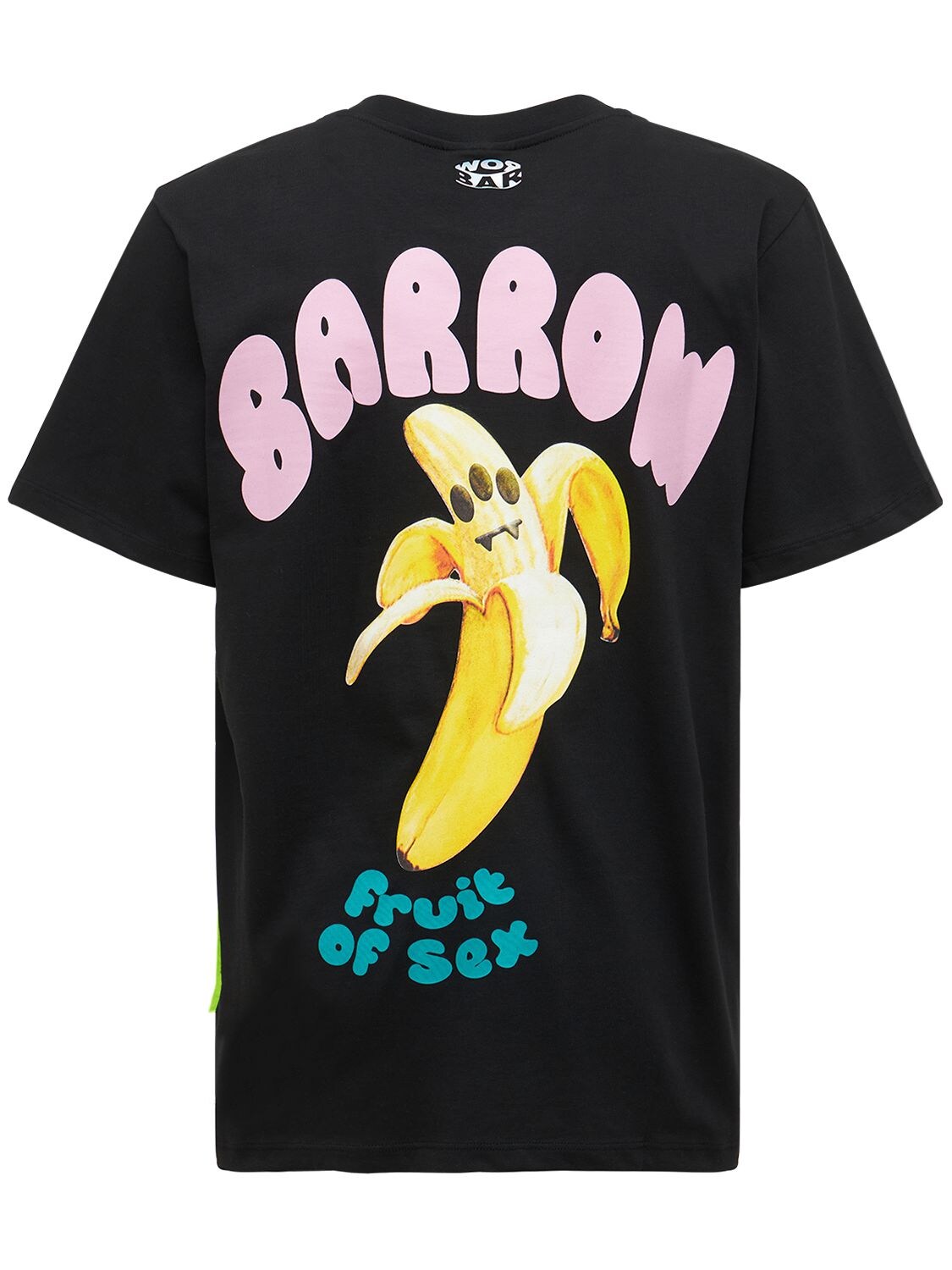 Banana Logo Printed Cotton T-shirt - BARROW - Modalova