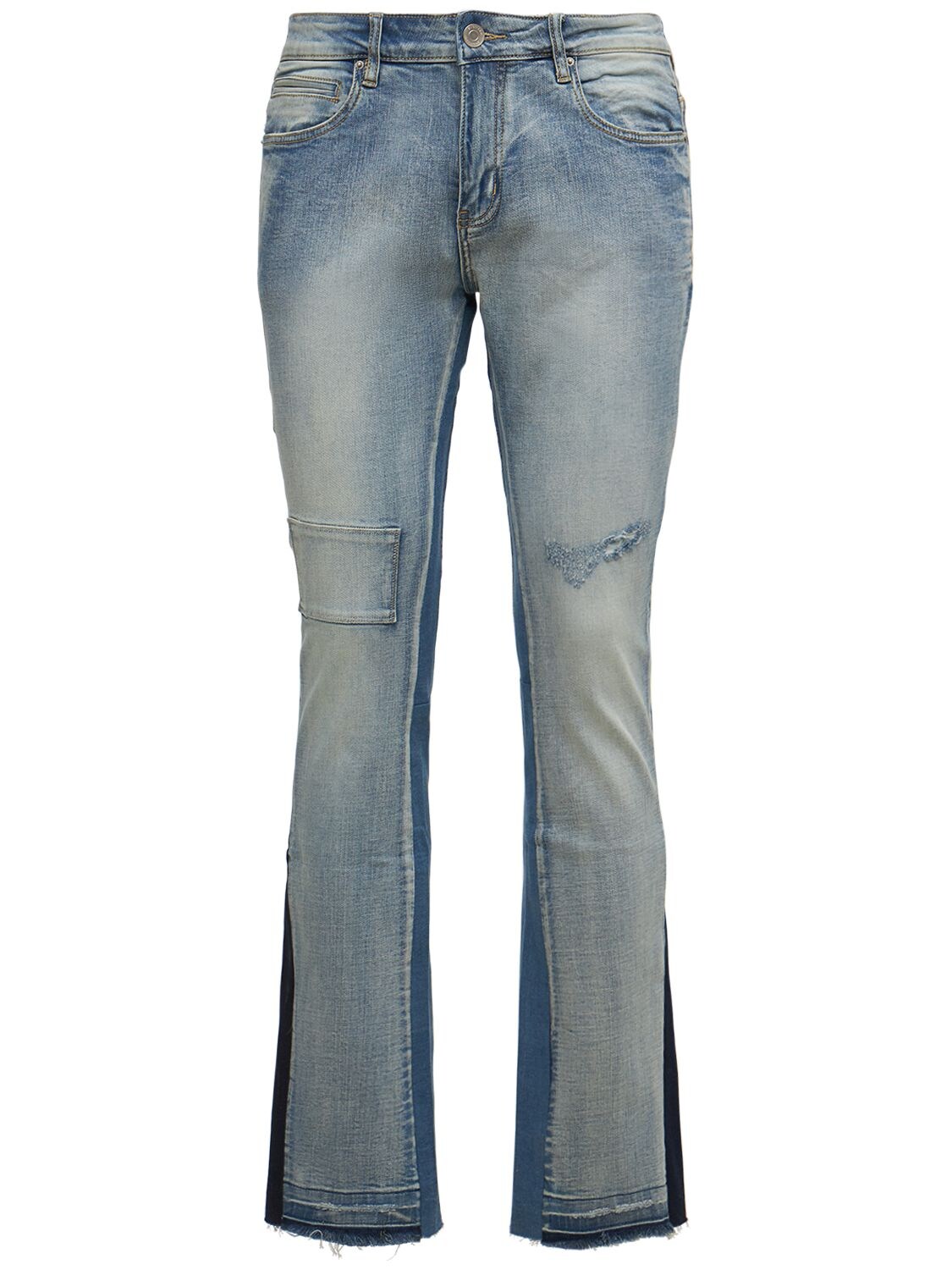 Hombre Jeans Acampanados Ric En Dos Tonos 30 - EMBELLISH - Modalova