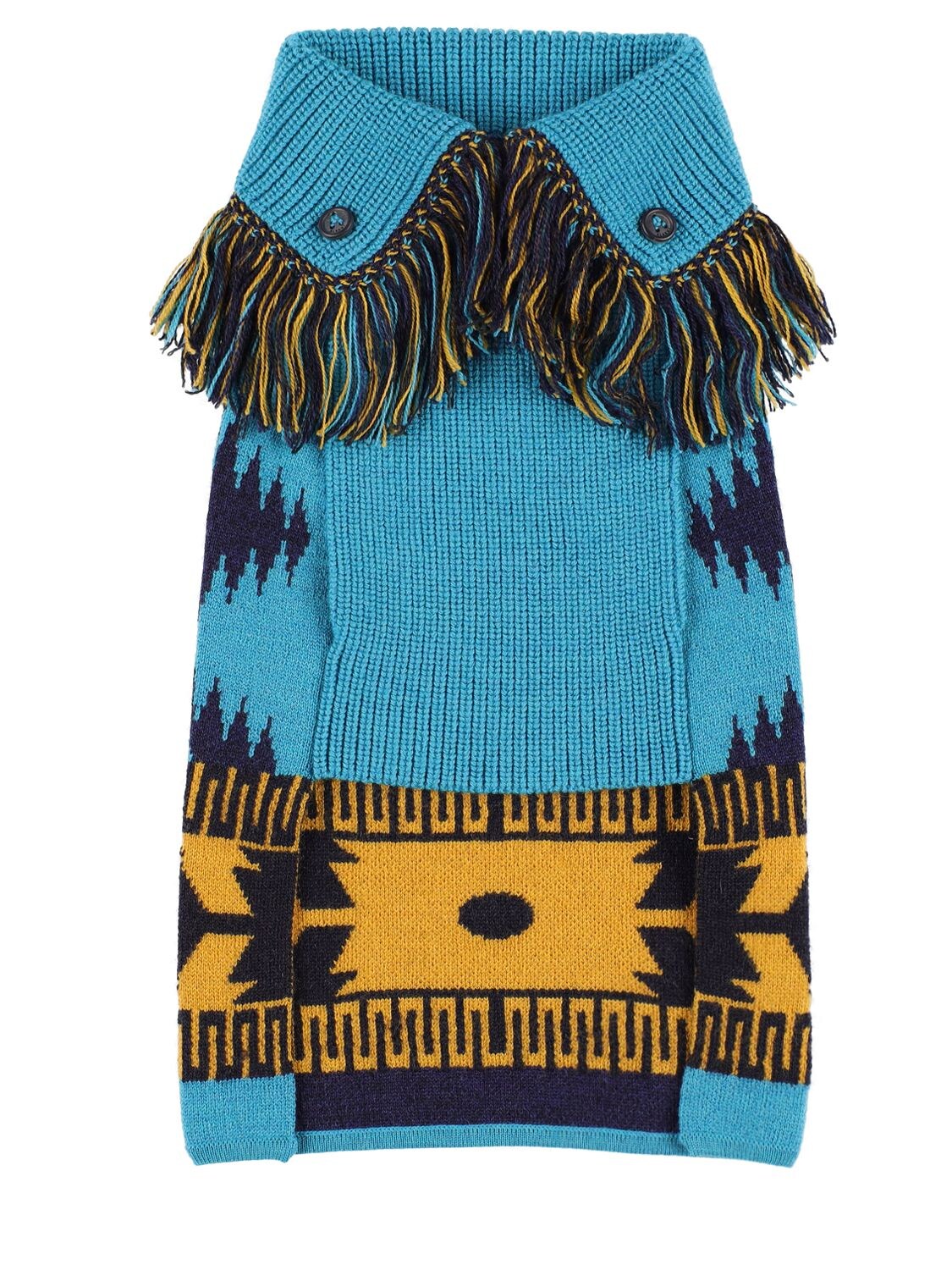 Poldo Printed Wool Knit Doggie Sweater - ALANUI - Modalova