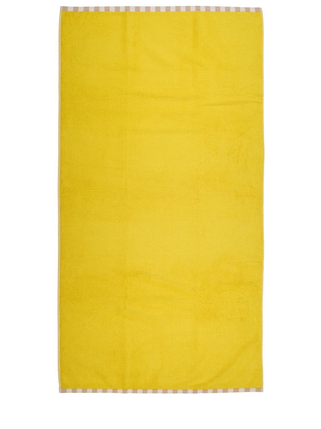 Yellow Cornflower Cotton Bath Towel - DUSEN DUSEN - Modalova