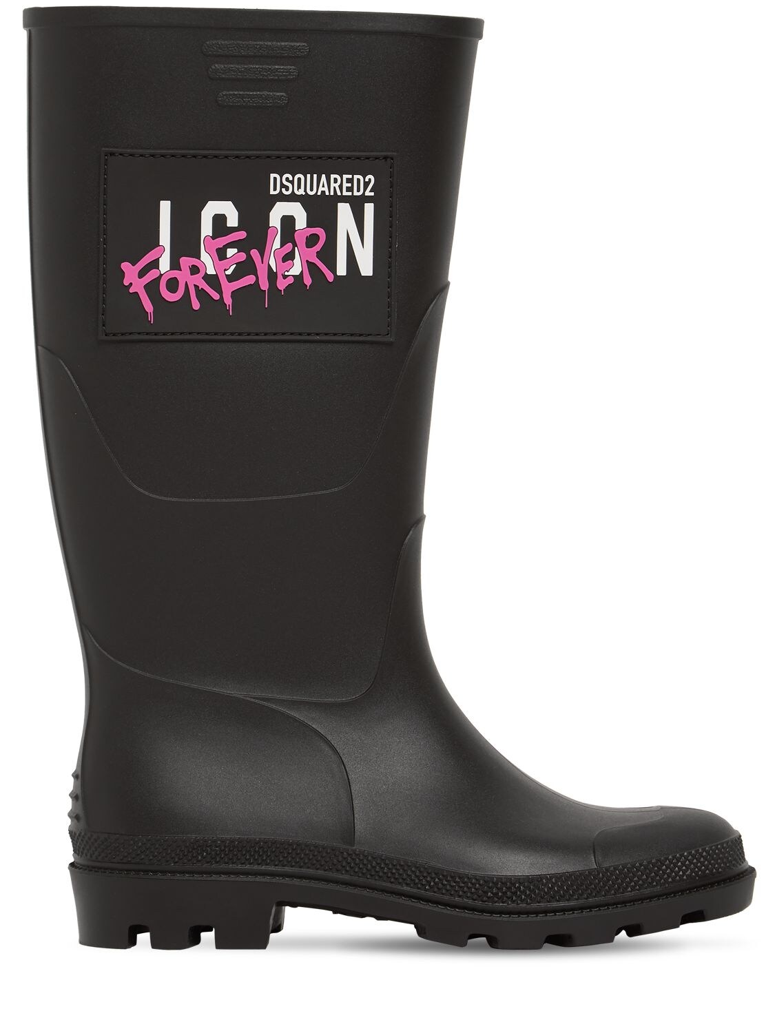 Mm Icon Forever Rubber Rain Boots - DSQUARED2 - Modalova