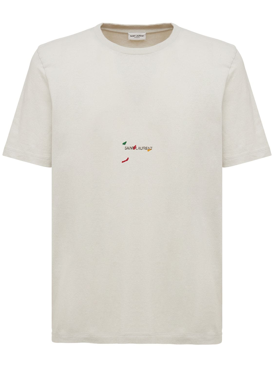 Bruno V. Roels Cotton T-shirt - SAINT LAURENT - Modalova