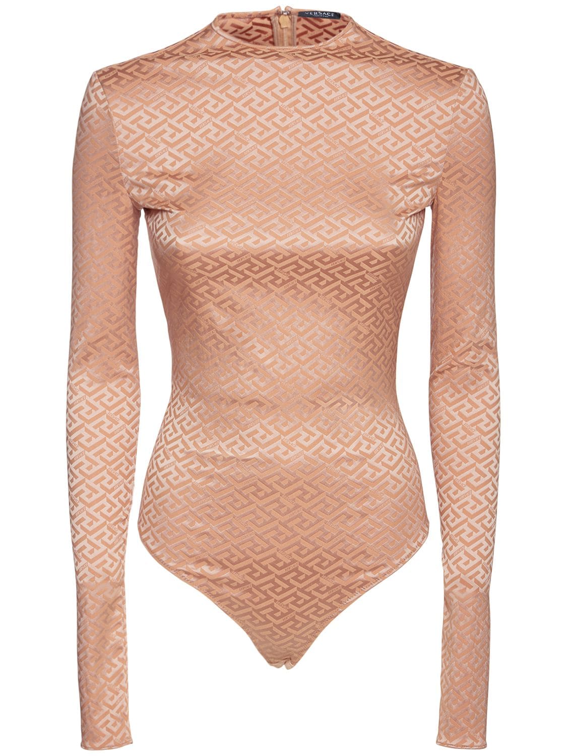 Monogram Jersey Bodysuit - VERSACE - Modalova