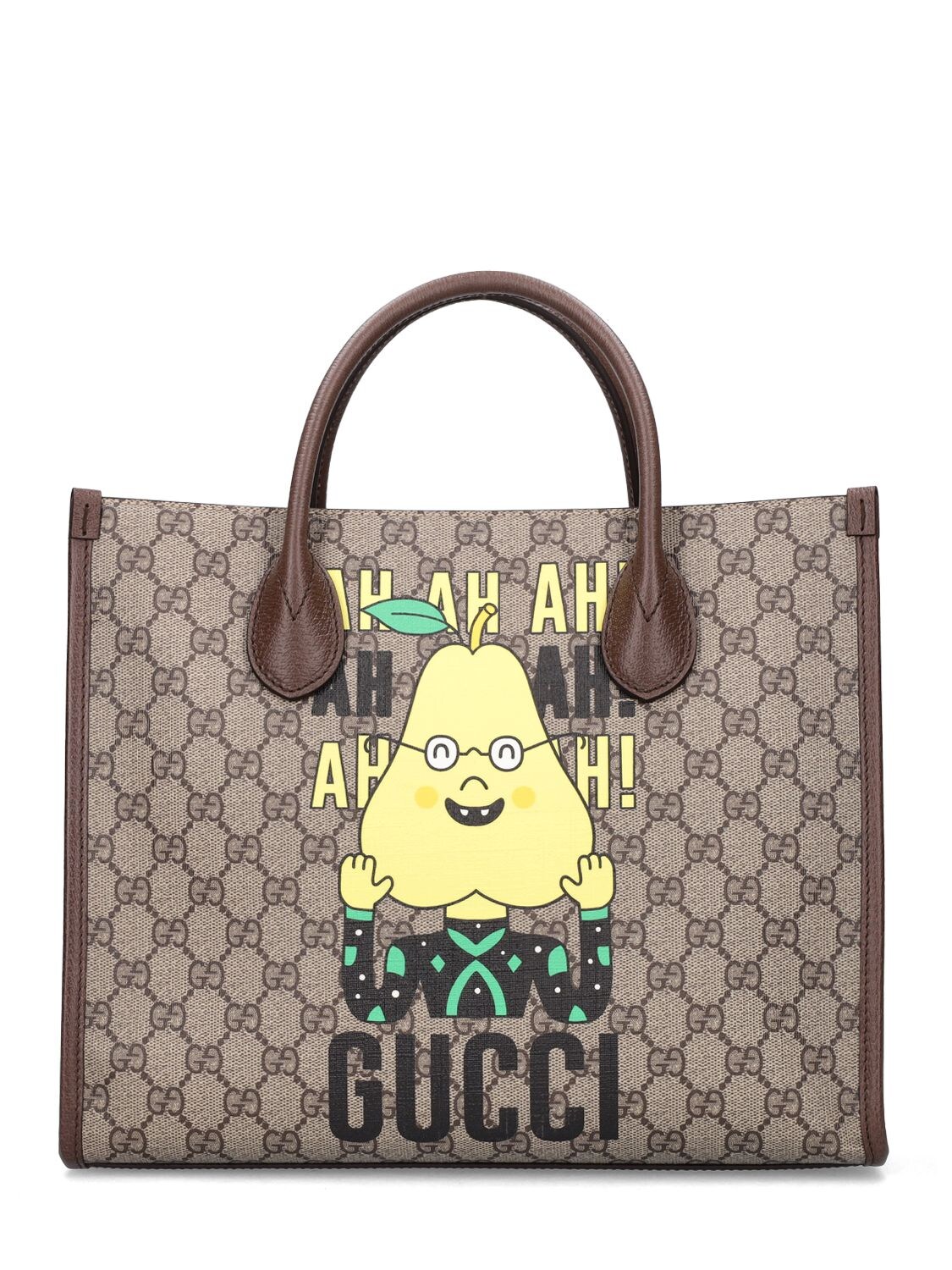 Gucci Pear Print Small Tote Bag - GUCCI - Modalova