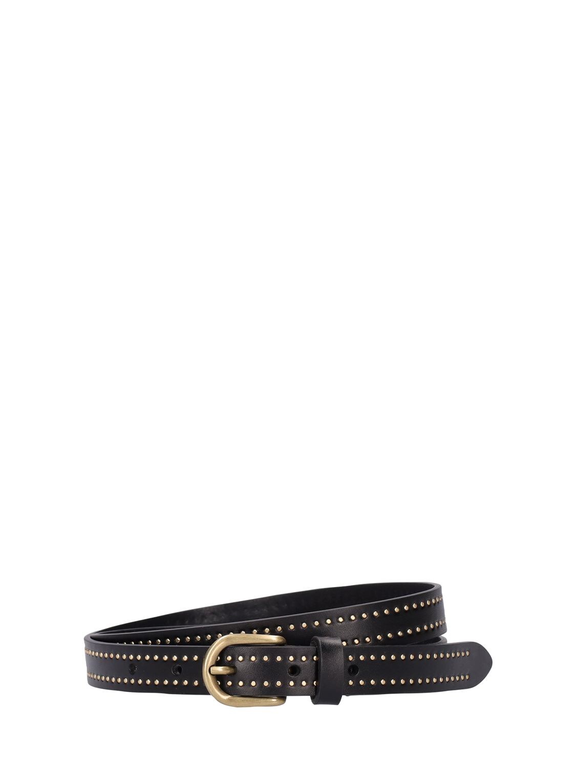 Cm Studded Leather Belt - ISABEL MARANT - Modalova