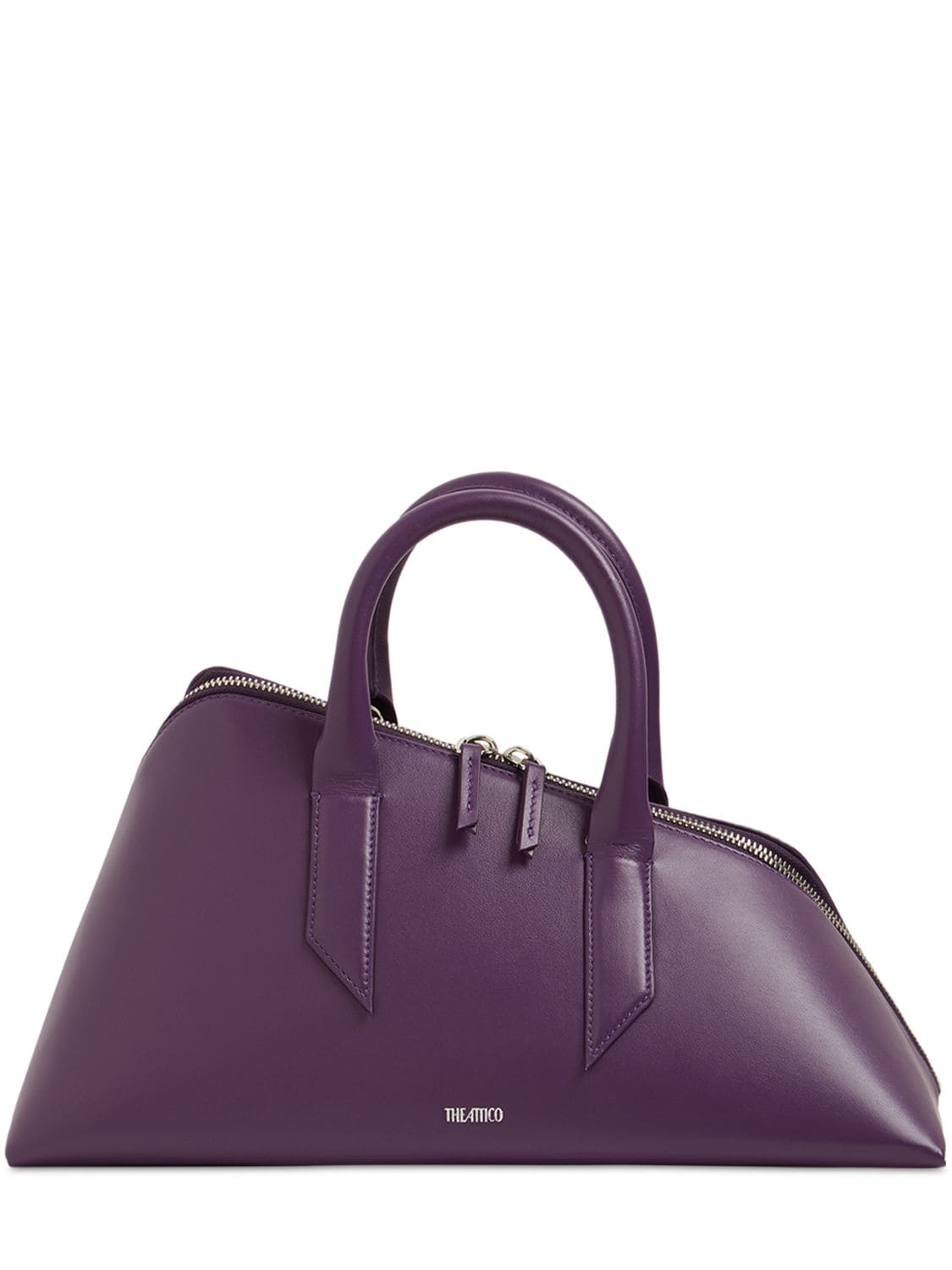 H Leather Top Handle Bag - THE ATTICO - Modalova