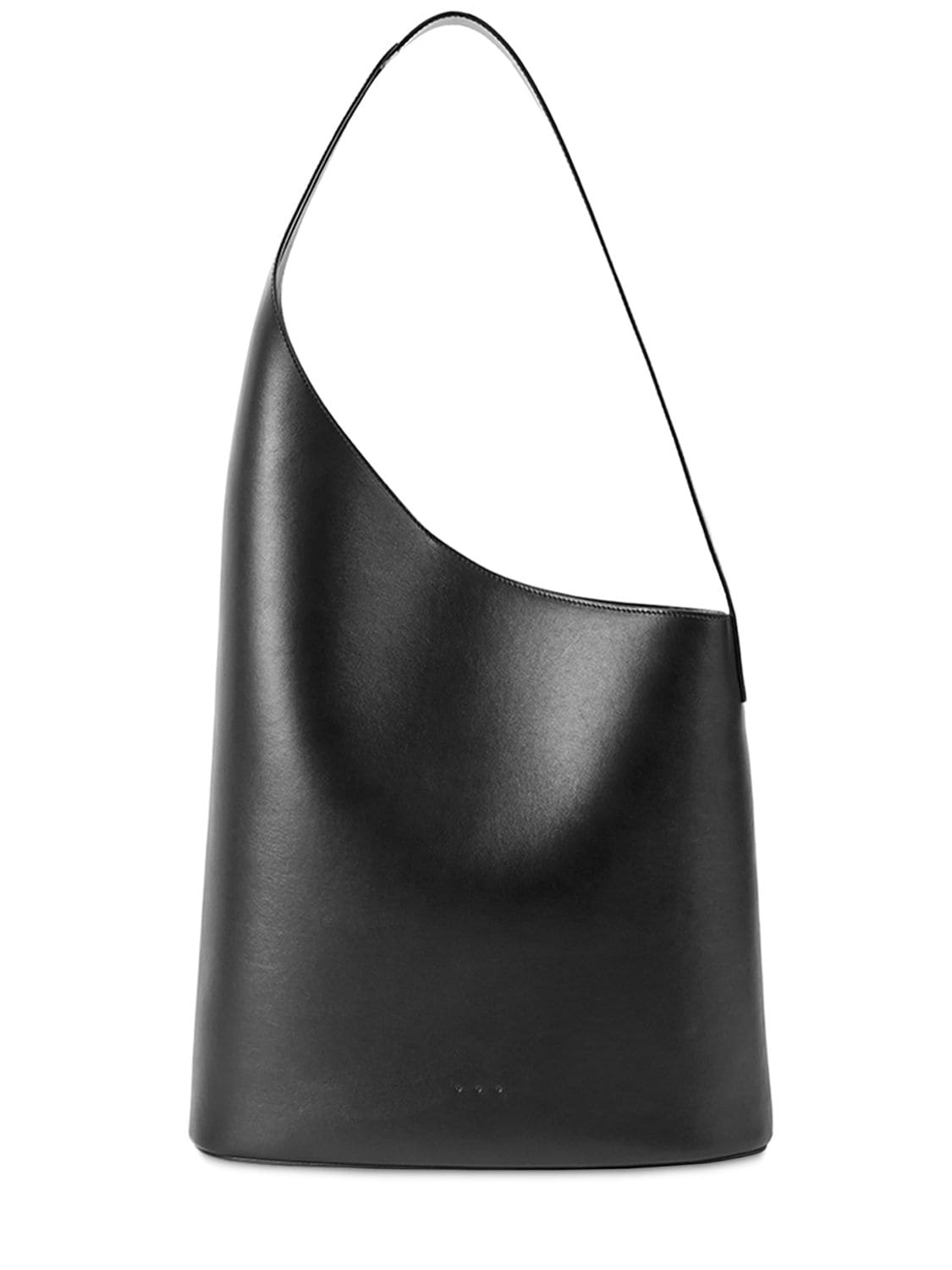 Lune Leather Shoulder Bag - AESTHER EKME - Modalova