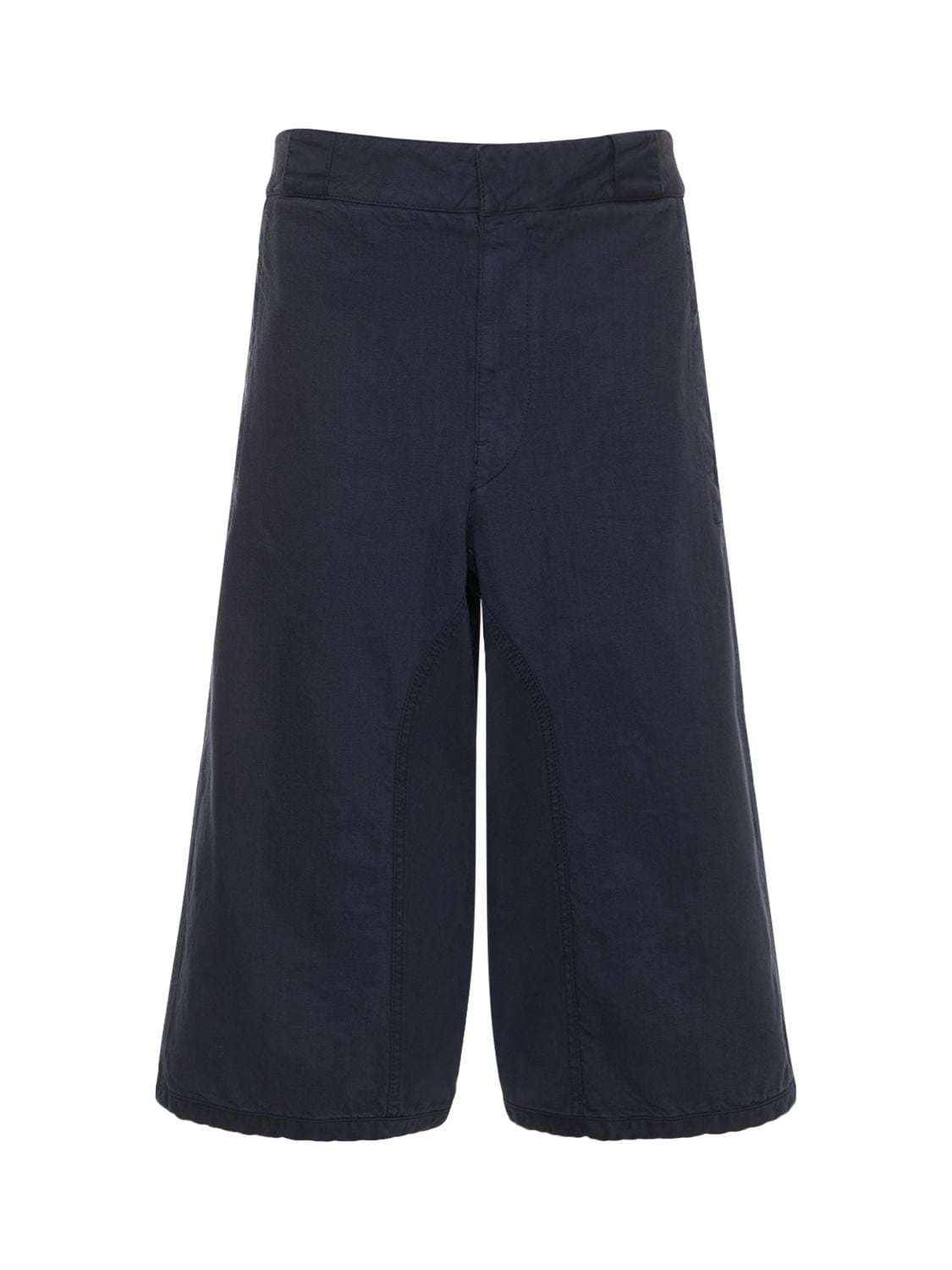 Wide Cotton Denim Bermuda Shorts - LEMAIRE - Modalova