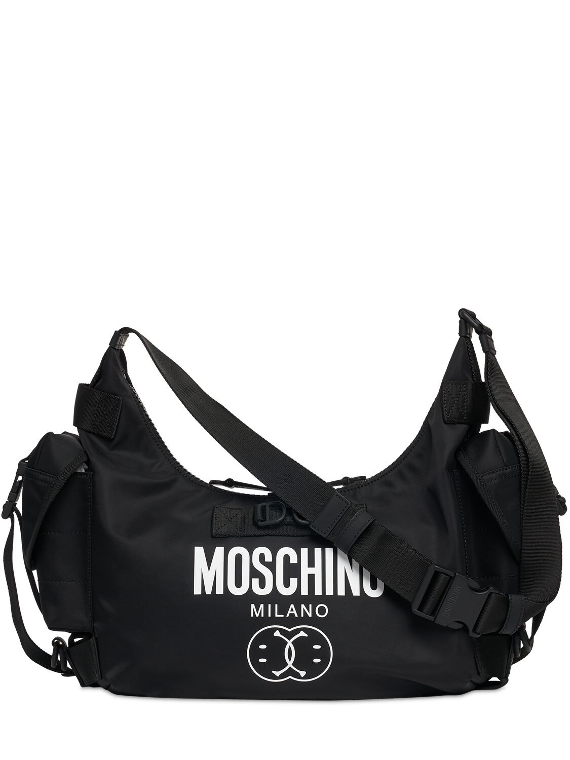 Logo Print Nylon Crossbody Bag - MOSCHINO - Modalova