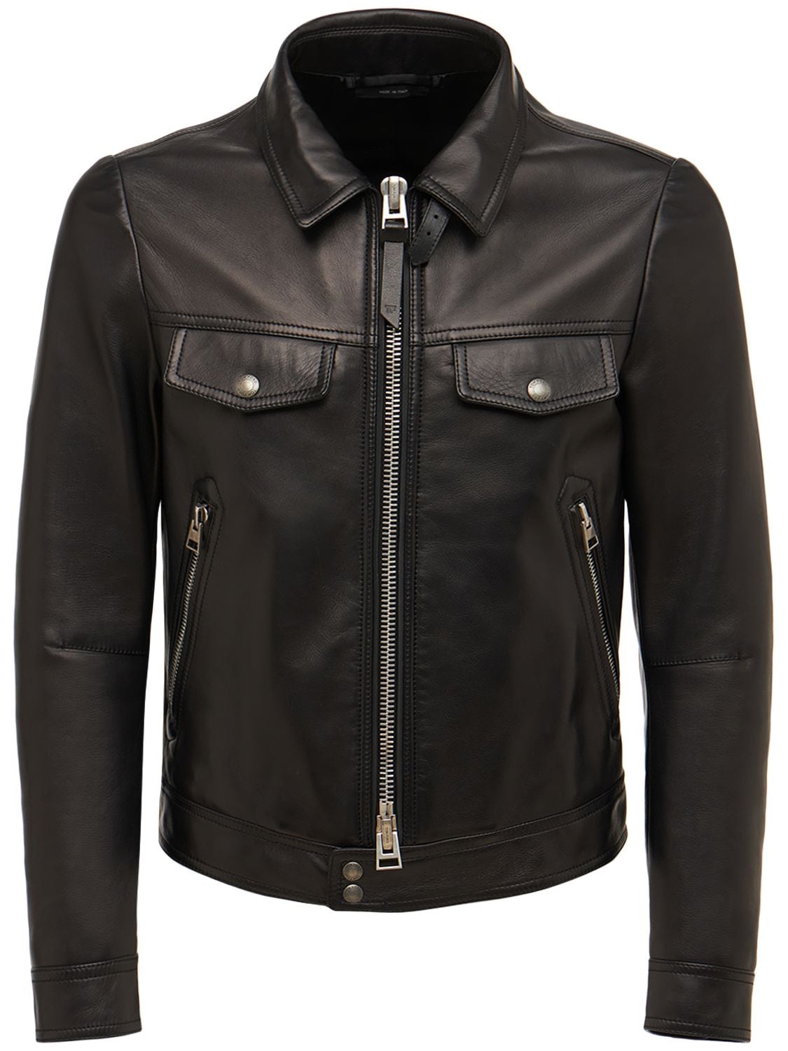 Leather Biker Jacket - TOM FORD - Modalova