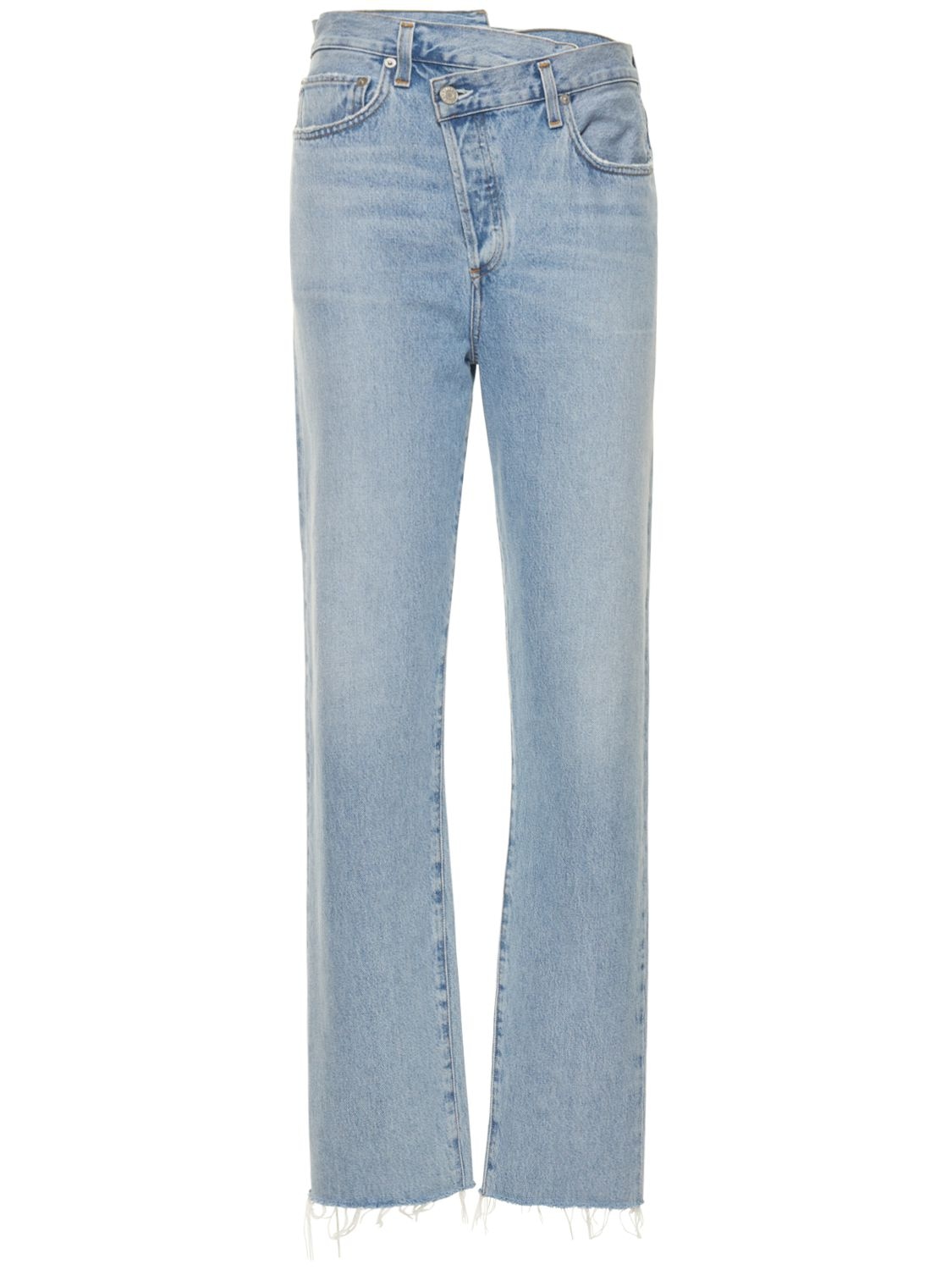 Mujer Jeans Rectos De Denim De Algodón 24 - AGOLDE - Modalova