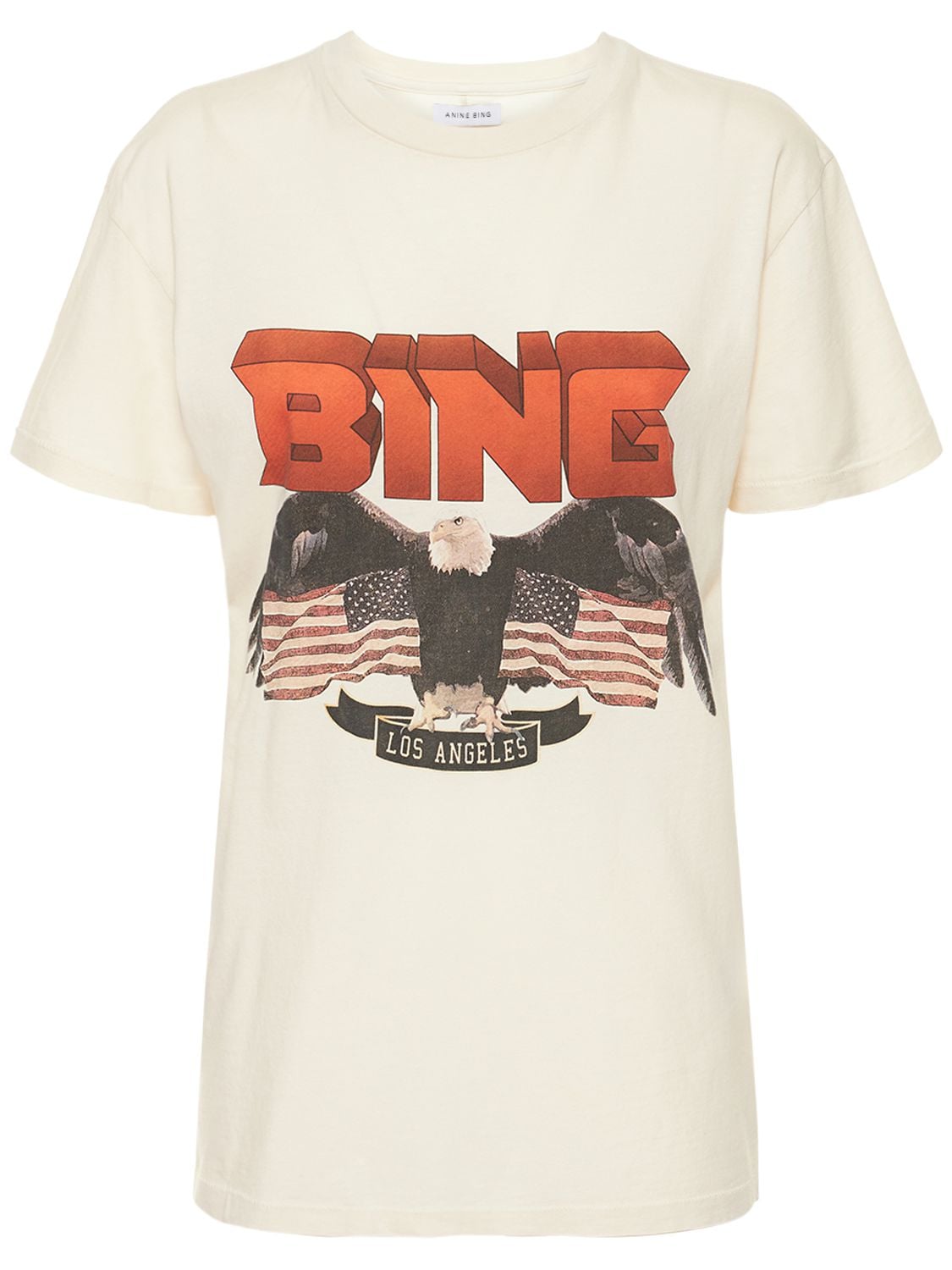 Mujer Camiseta Vintage Bing De Jersey Con Logo Estampado / Xs - ANINE BING - Modalova