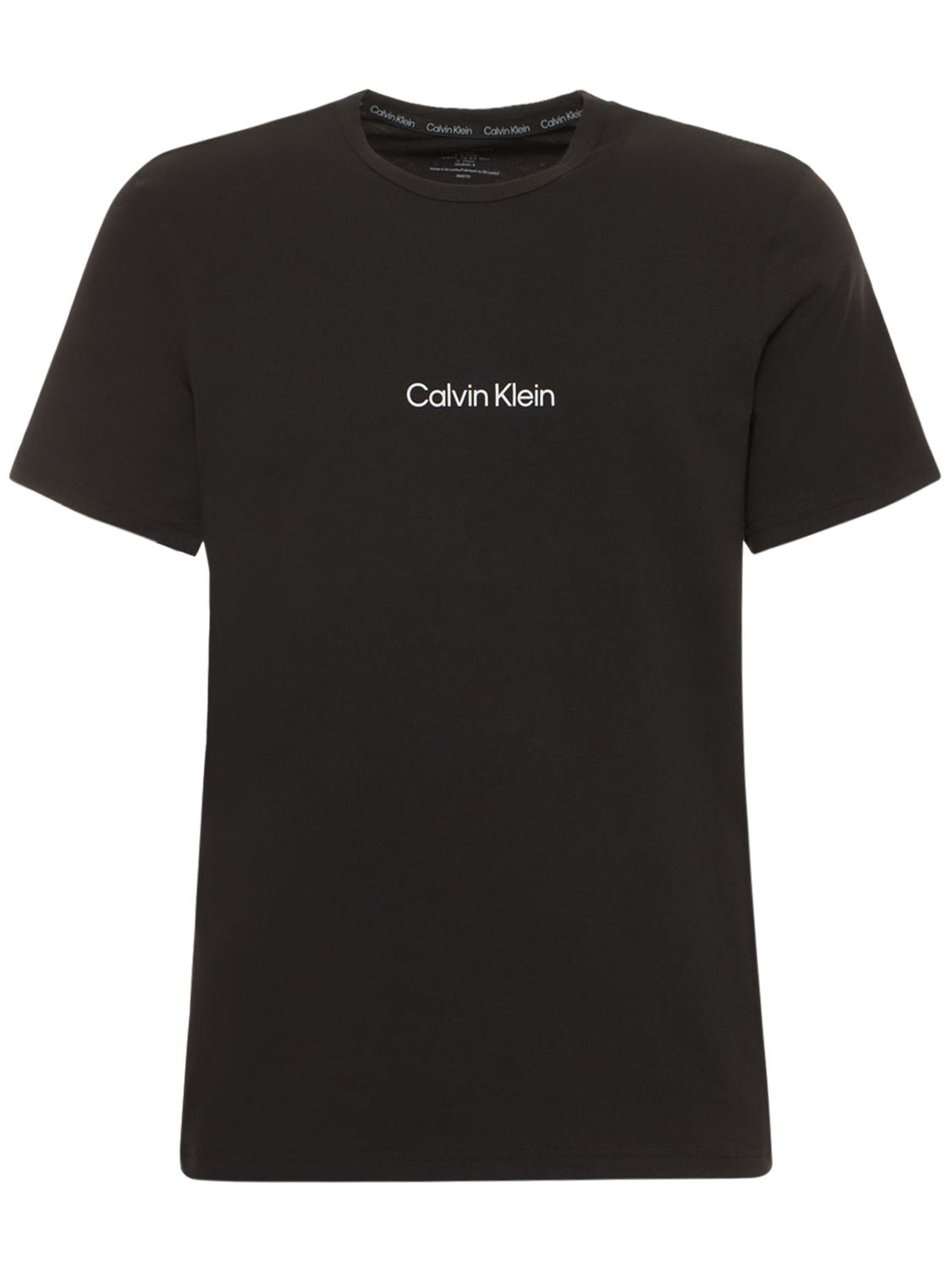 Hombre Camiseta De Algodón Con Logo Estampado S - CALVIN KLEIN UNDERWEAR - Modalova