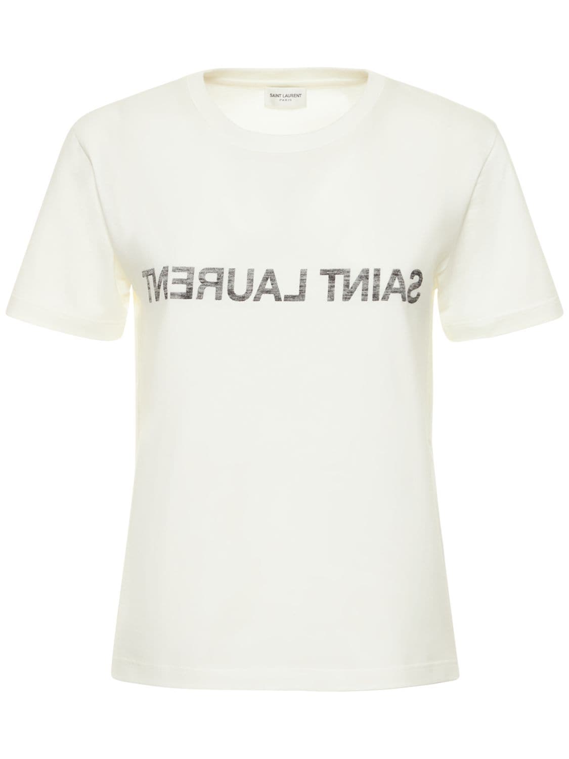 Bedrucktes T-shirt - SAINT LAURENT - Modalova