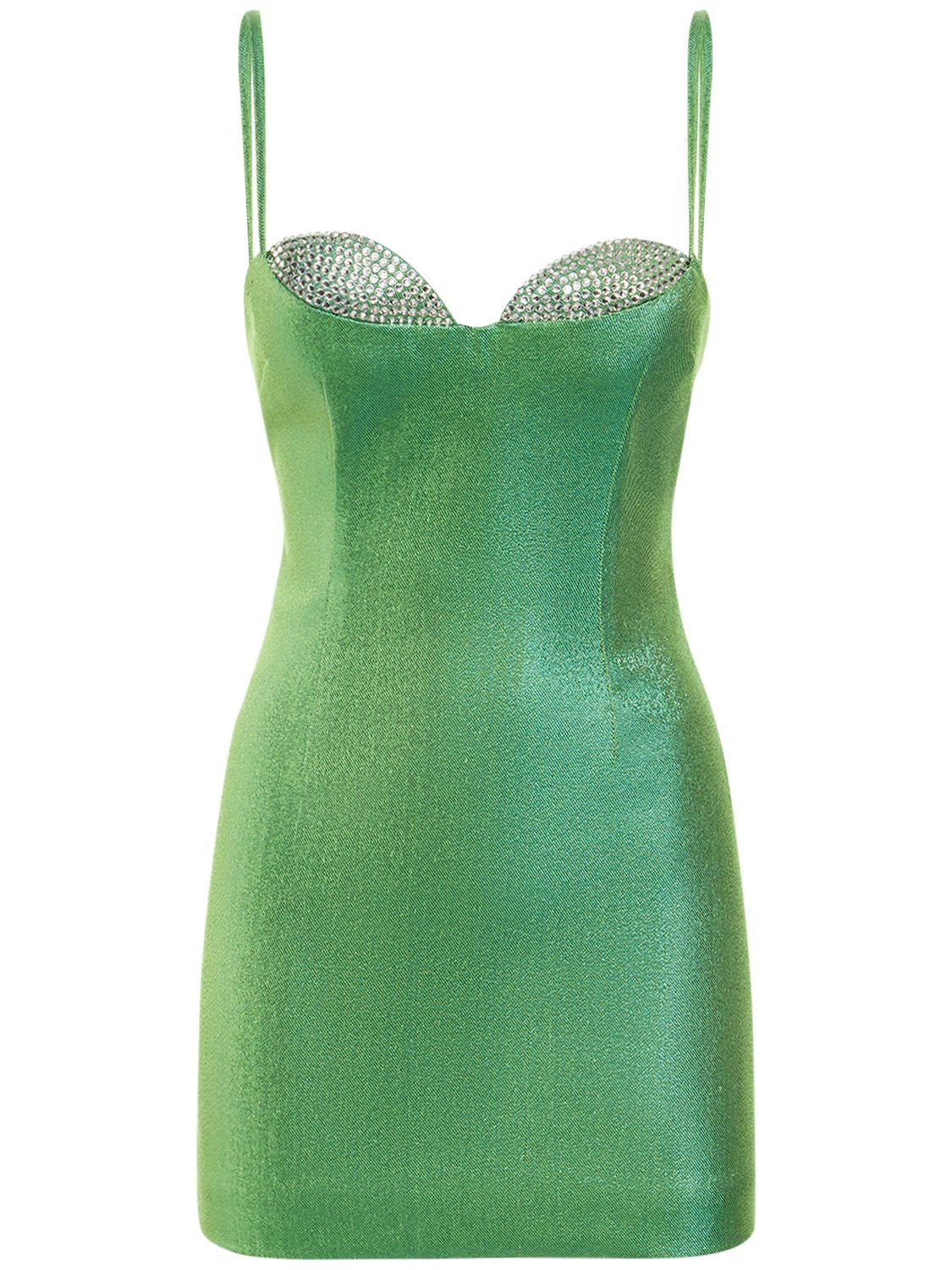 Embellished Cup Mini Dress - AREA - Modalova