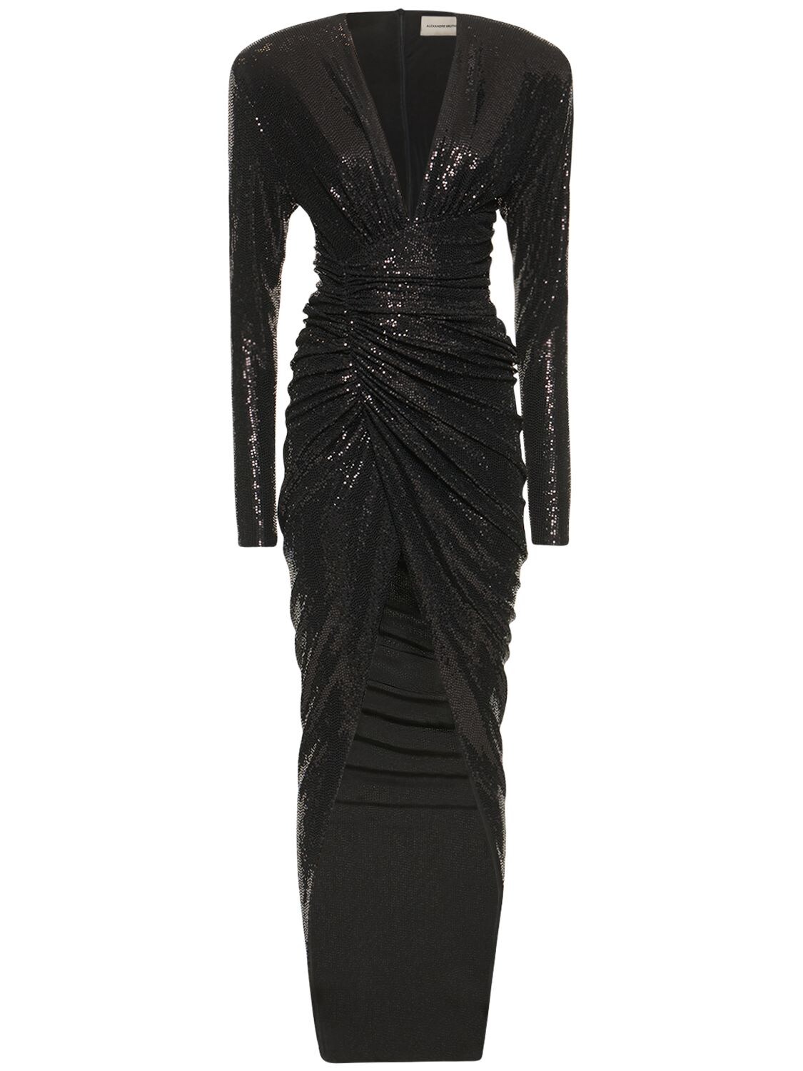Embellished Ruched Jersey Long Dress - ALEXANDRE VAUTHIER - Modalova