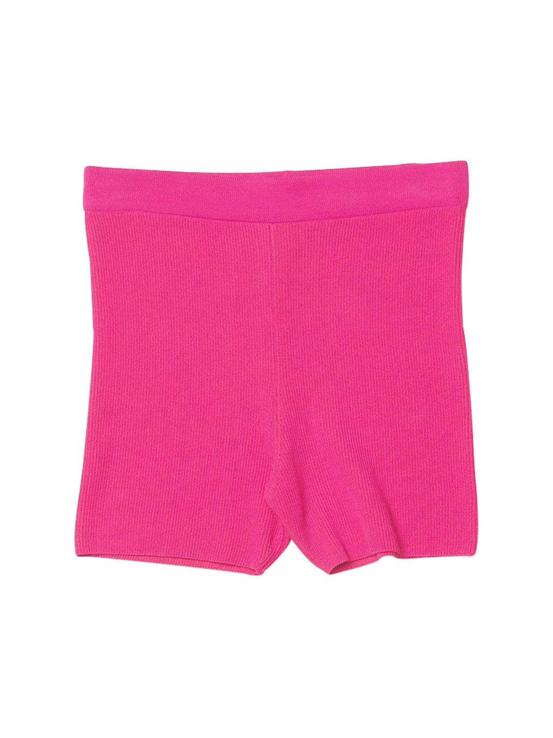 Le Short Neve Knit Fluffy Mini Shorts - JACQUEMUS - Modalova