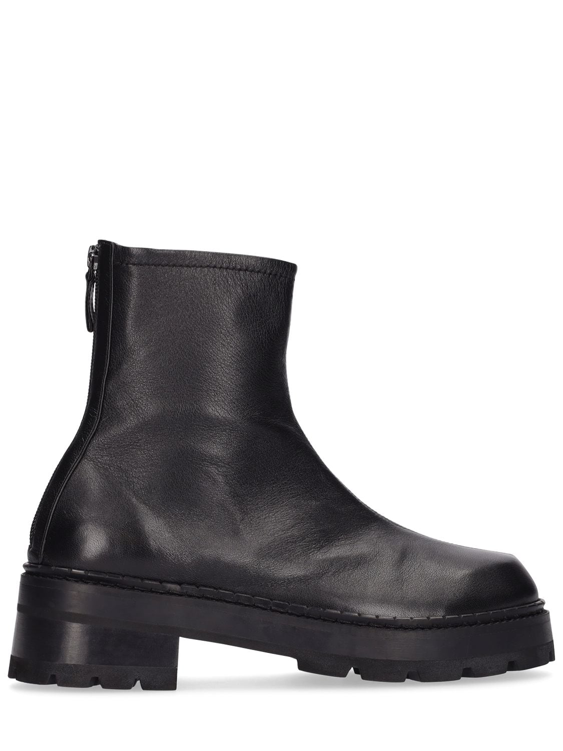Mm Alister Leather Ankle Boots - BY FAR - Modalova