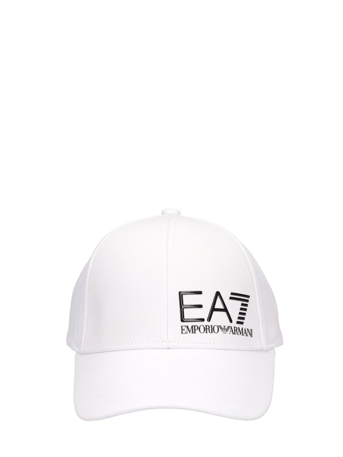 Core Identity Cotton Baseball Cap - EA7 EMPORIO ARMANI - Modalova