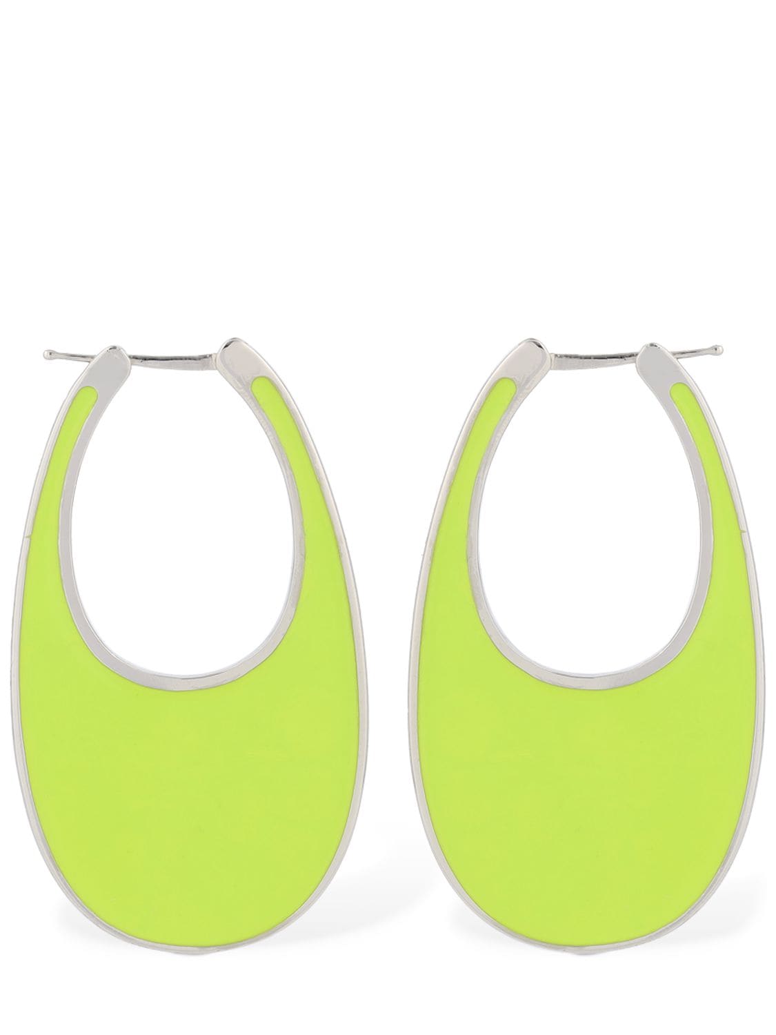 Large Lacquered Swipe Earrings - COPERNI - Modalova