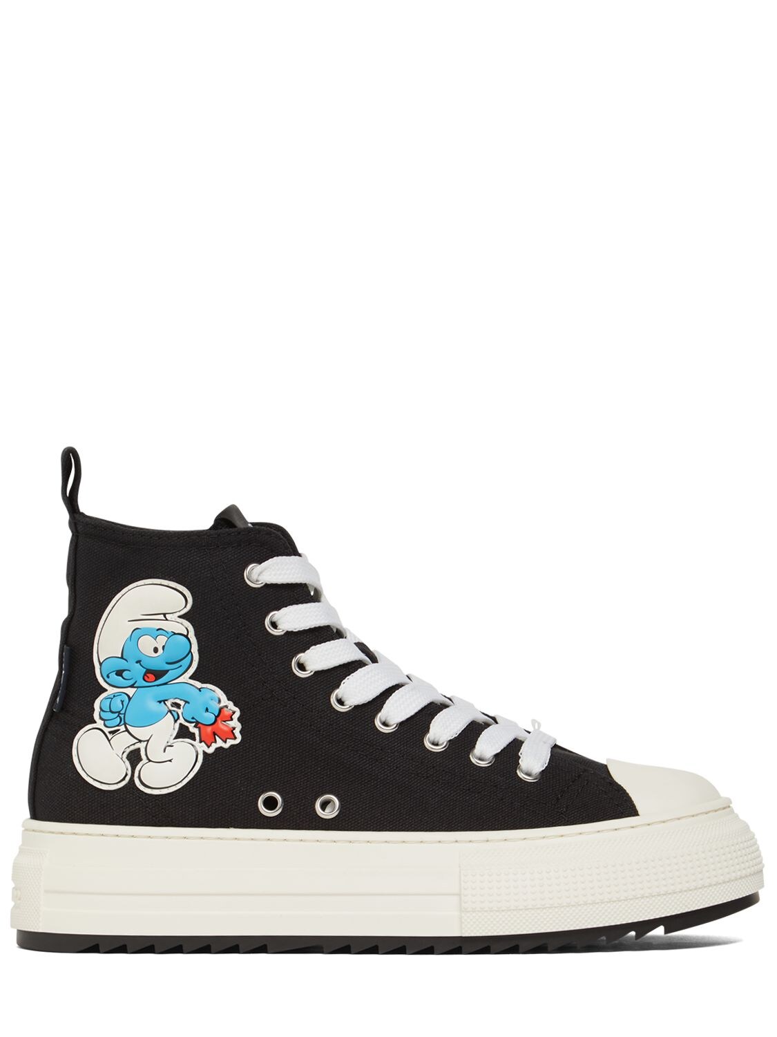 Mm Grounchy Smurfs Canvas Sneakers - DSQUARED2 - Modalova