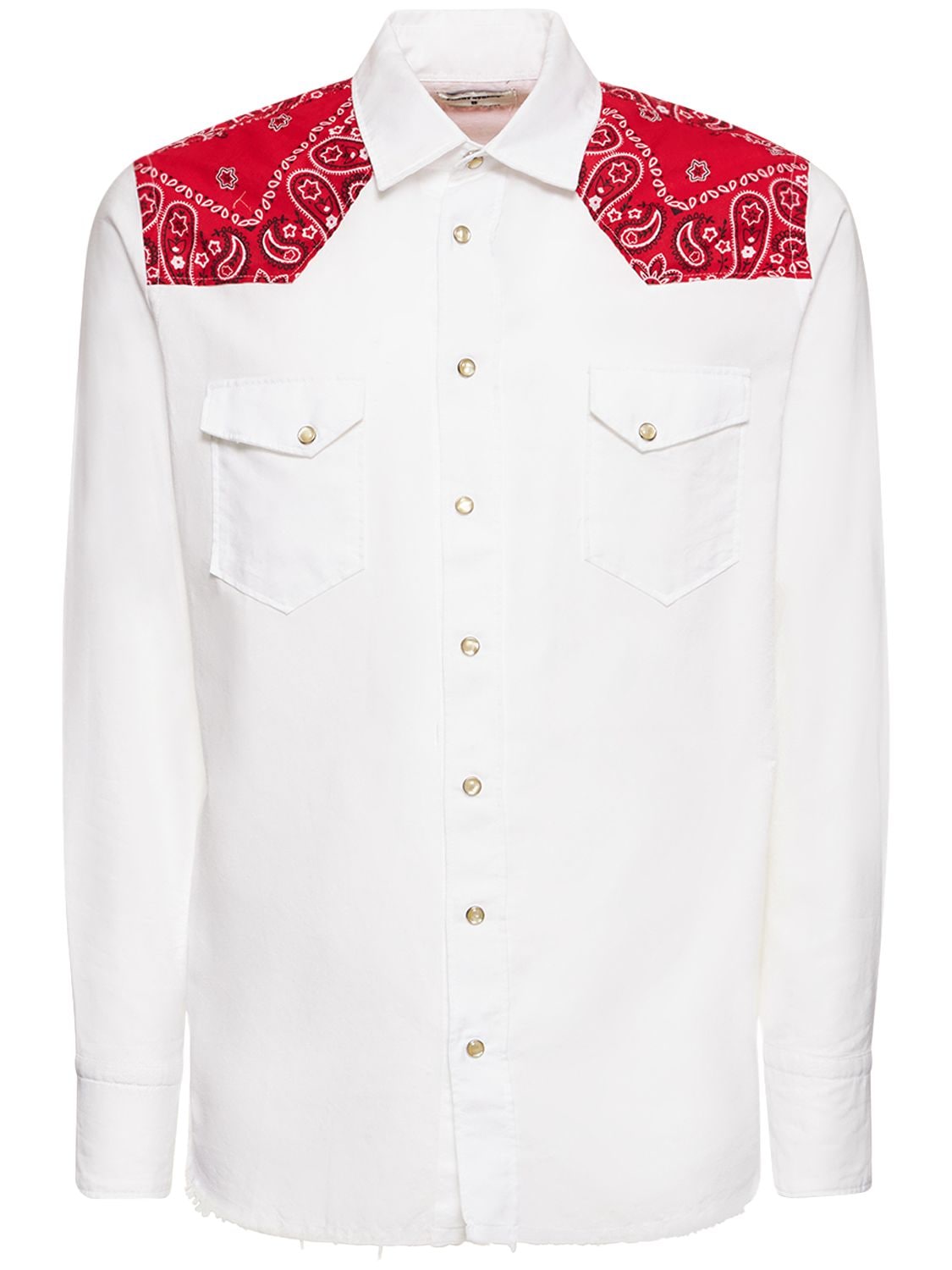 Texan Oxford Bandana Cotton Shirt - FRONT STREET 8 - Modalova