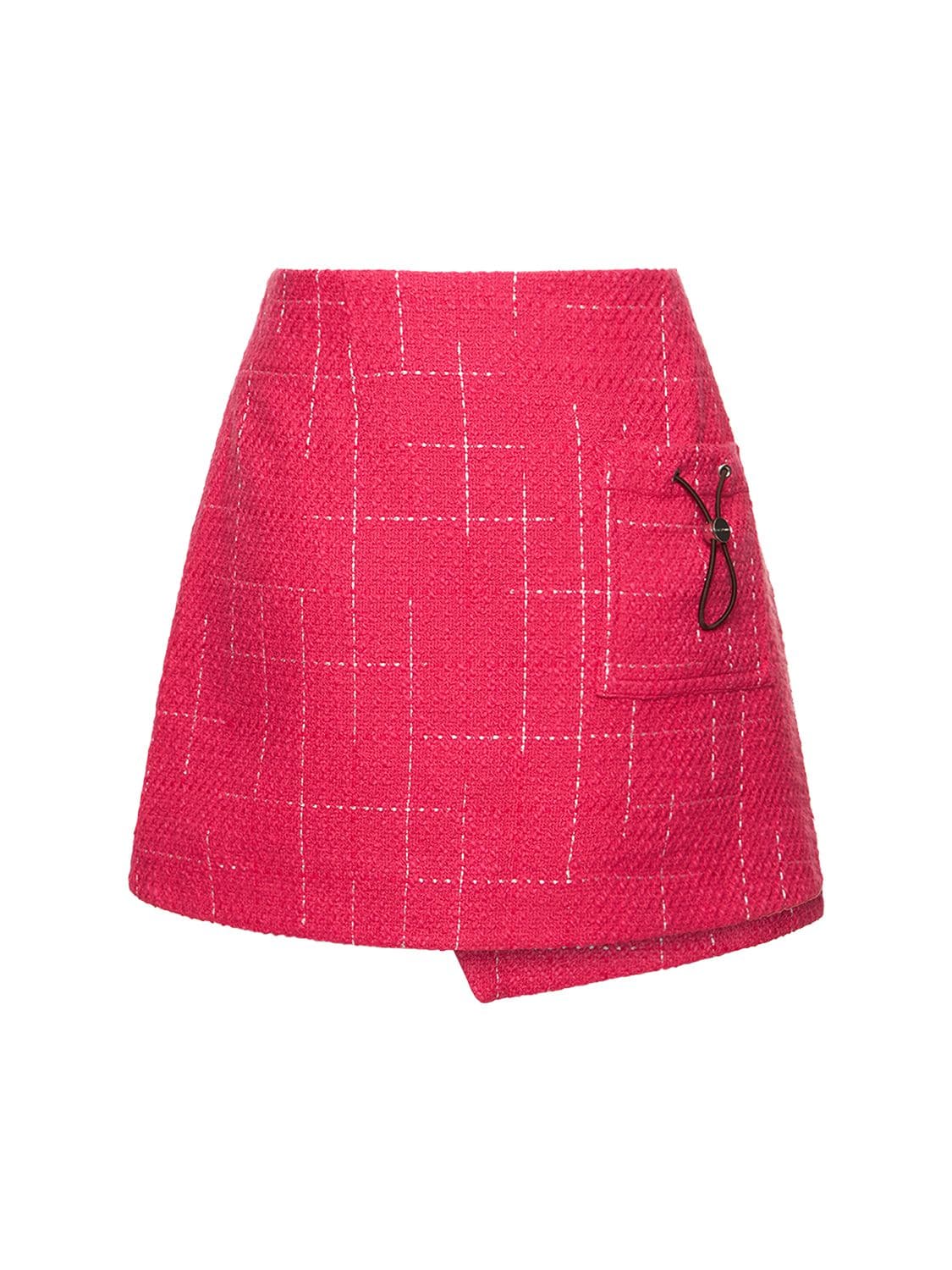 Clara Wool Bouclé Mini Skirt - SAKS POTTS - Modalova
